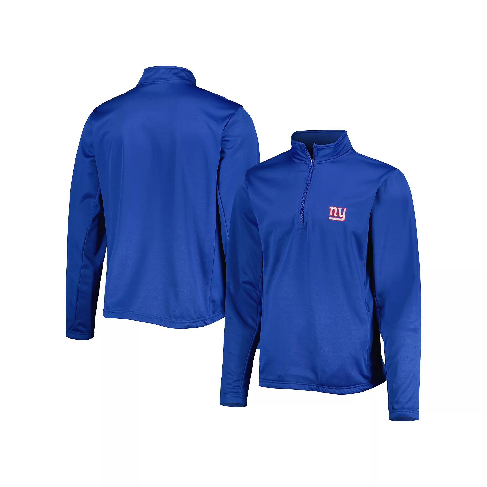 Men's Dunbrooke Royal New York Giants All-Star Tech Quarter-Zip Top,  Product Image