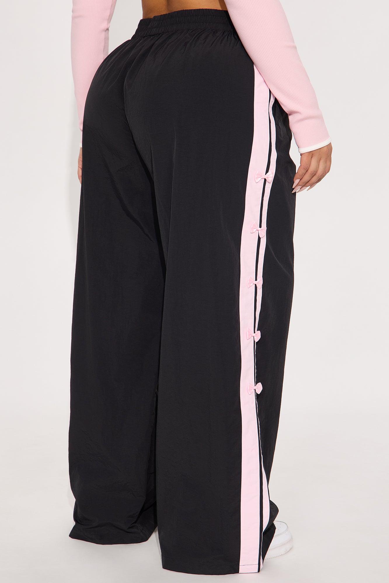 If You Behave Windbreaker Track Pant - Black Product Image