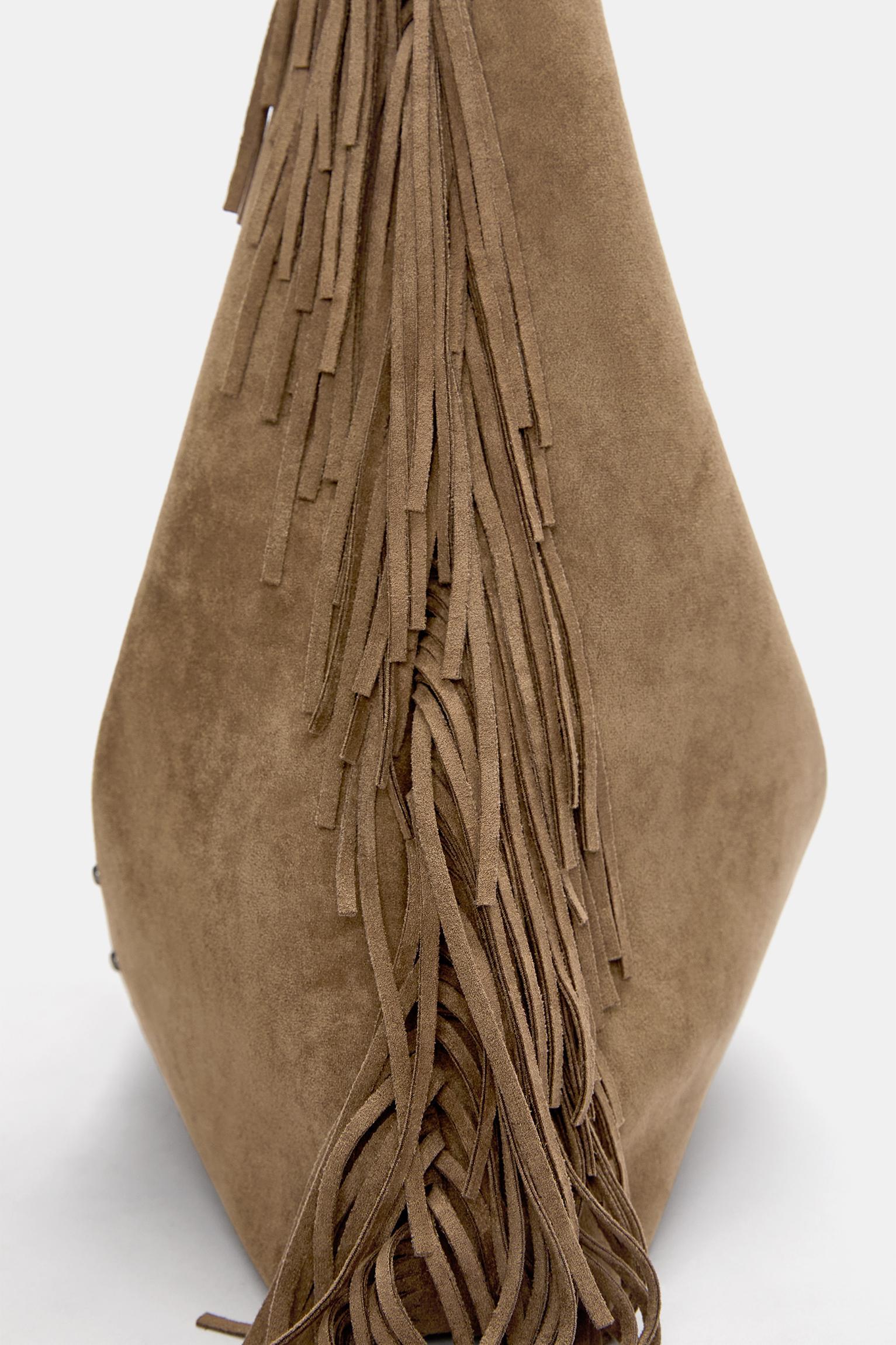 Shopper bag with fringing Product Image