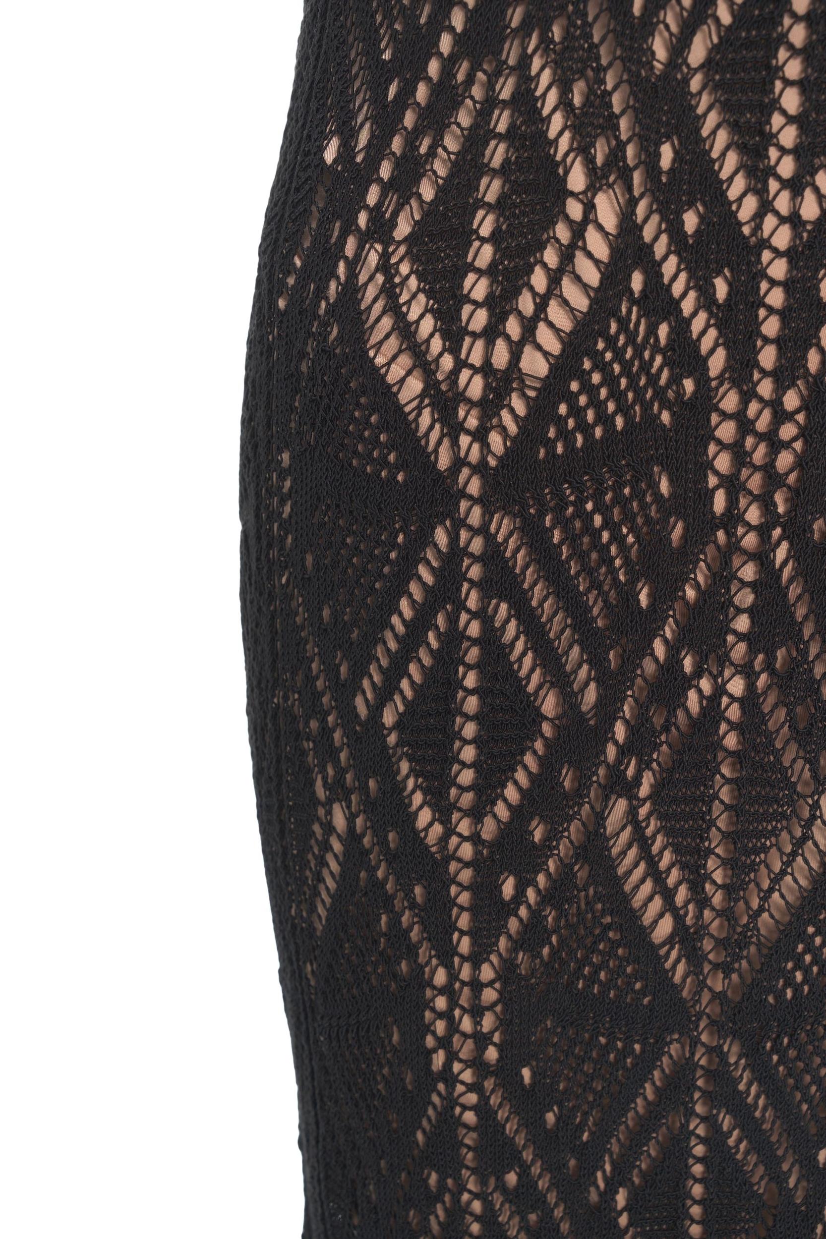 Lace crochet maxi dress Product Image