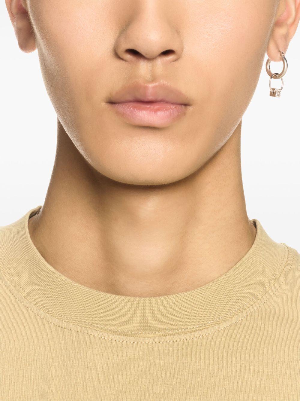 mini Dice single hoop earring Product Image