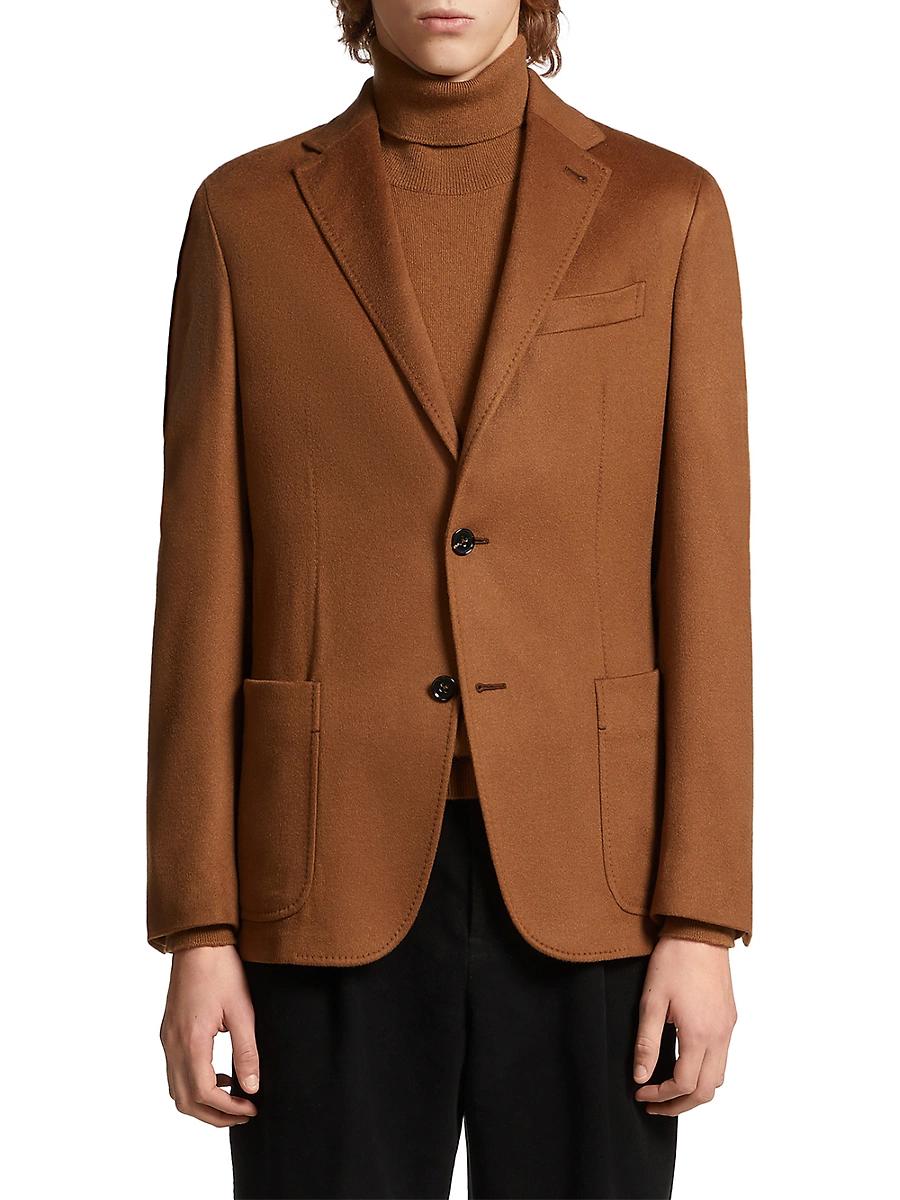 Mens Cashmere Shirt Jacket Product Image