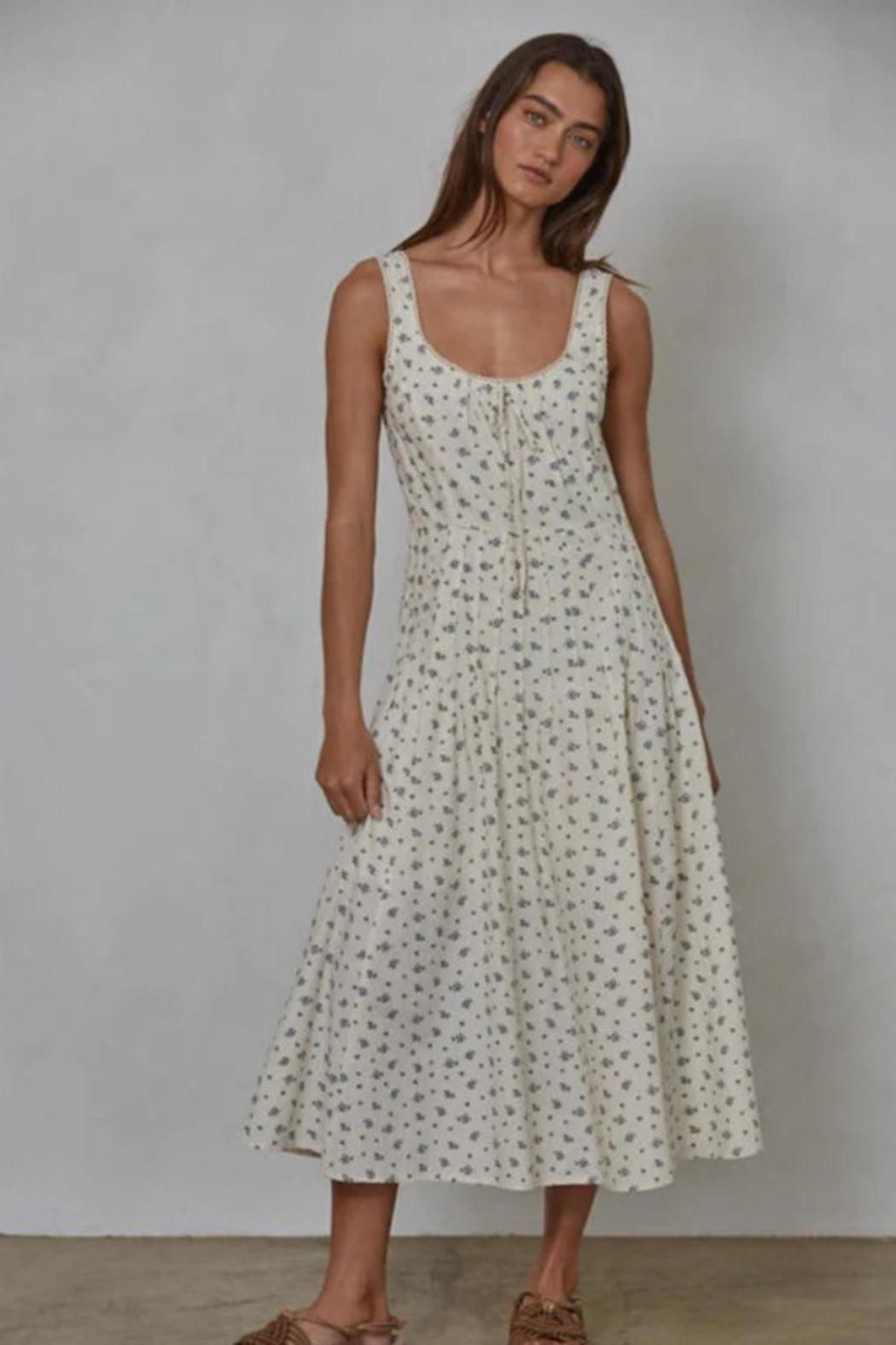 By Together Blue Floral Dress Product Image