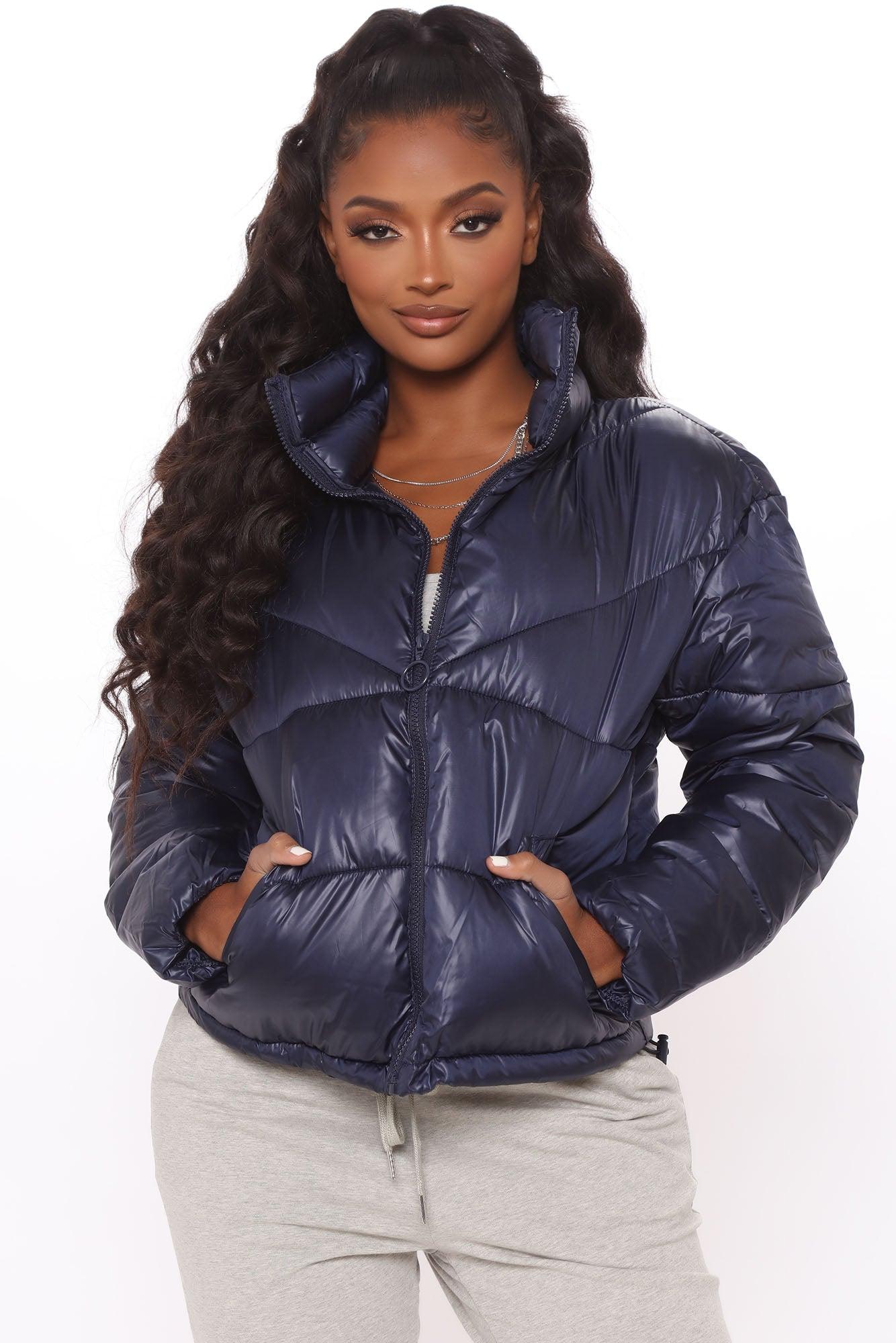 City Streets Puffer Jacket - Navy Product Image