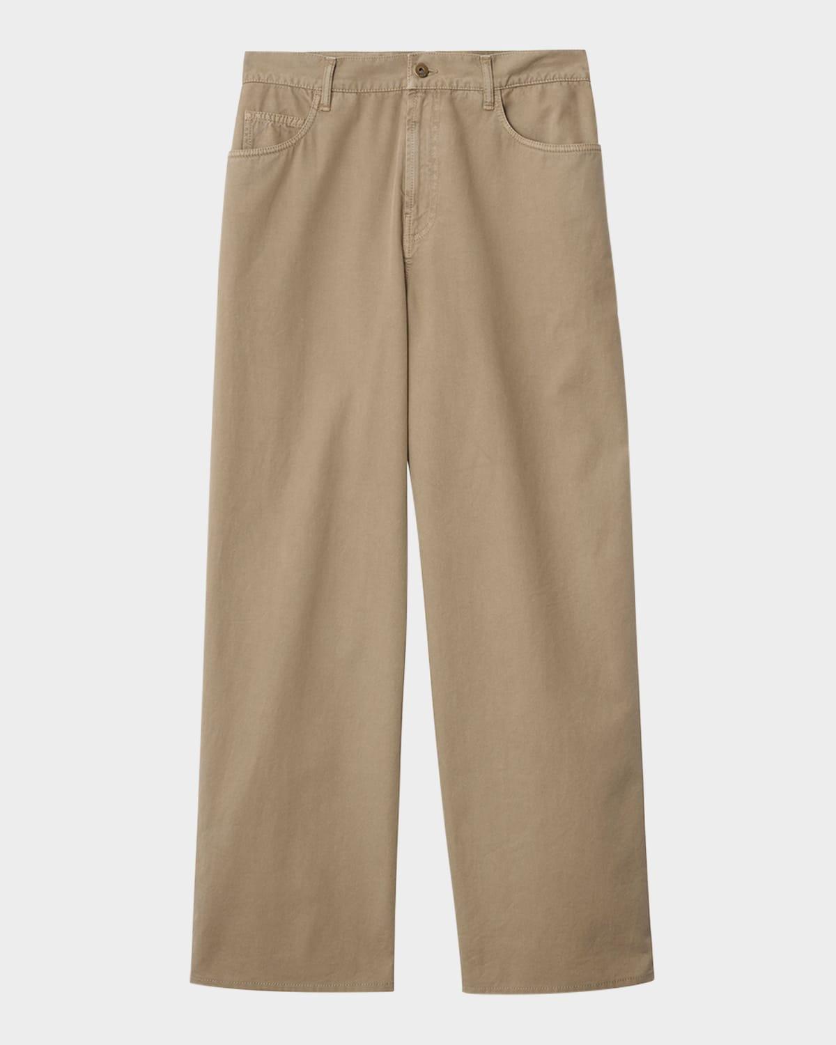 Men's Washed Twill Trousers Product Image