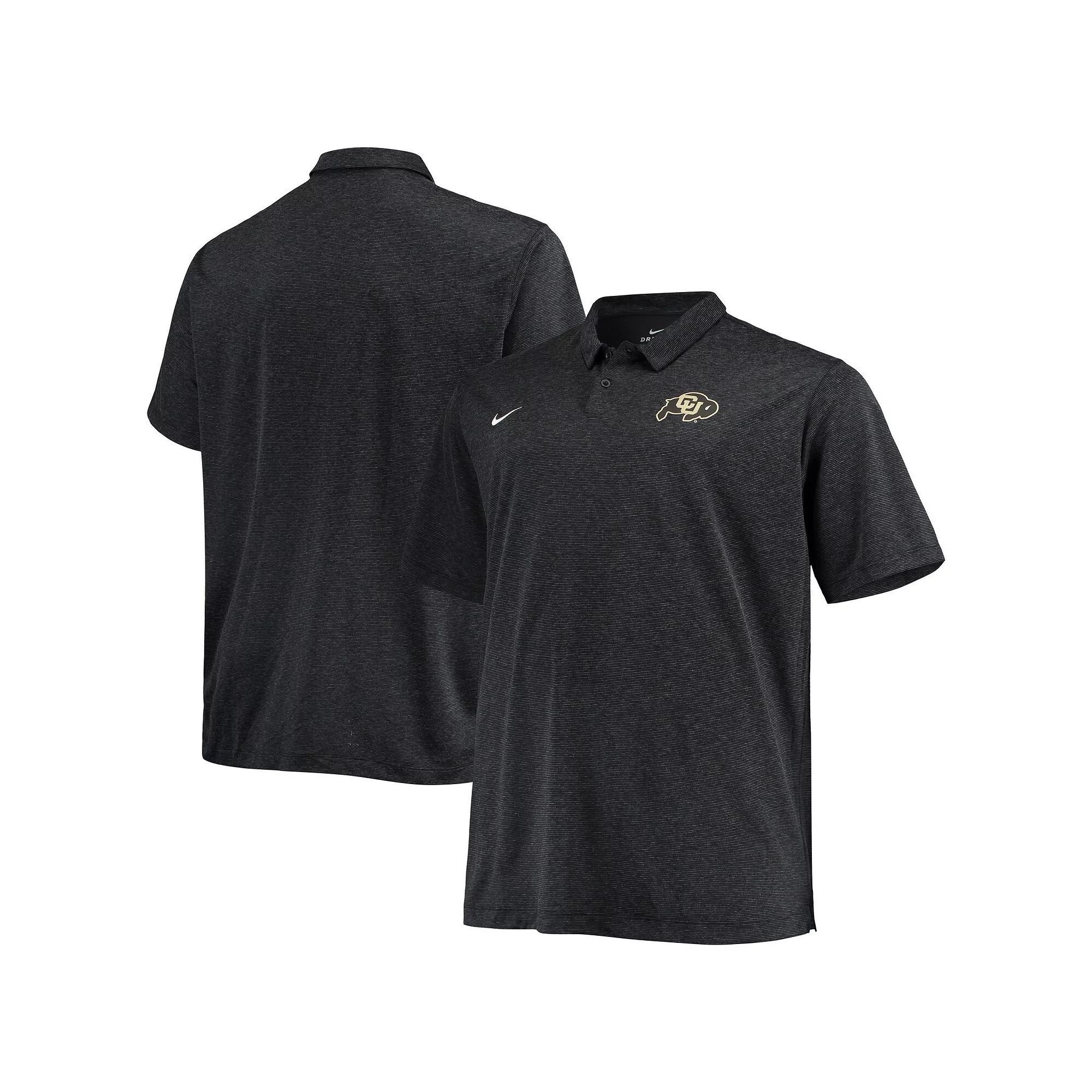 Men's Nike Heathered Black Colorado Buffaloes Big & Tall Performance Polo, Size: 3XB Product Image
