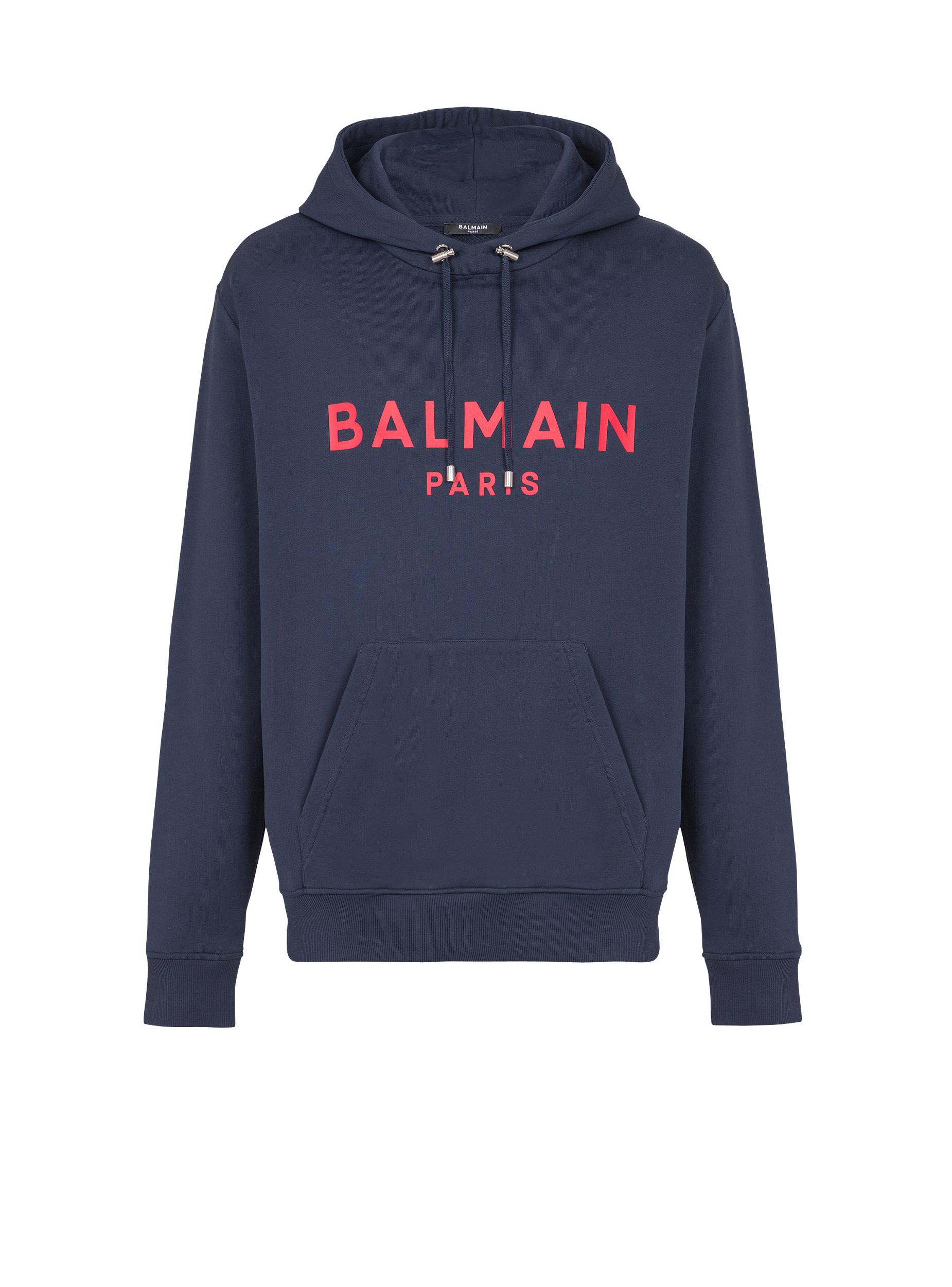 Printed Balmain Paris hoodie Product Image