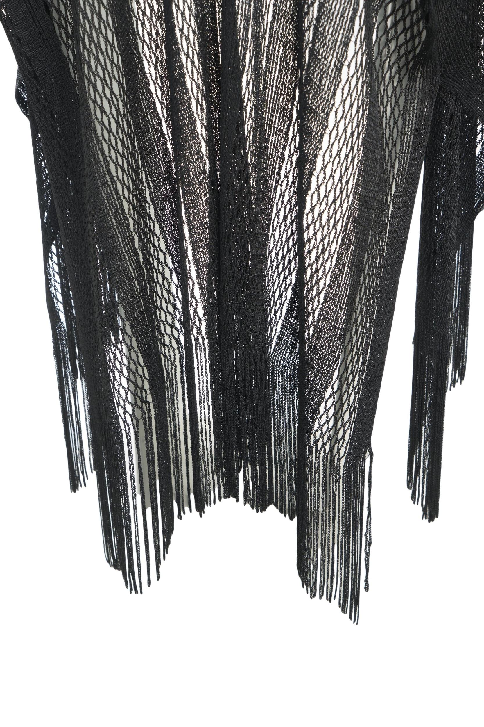 Poncho with fringes Product Image