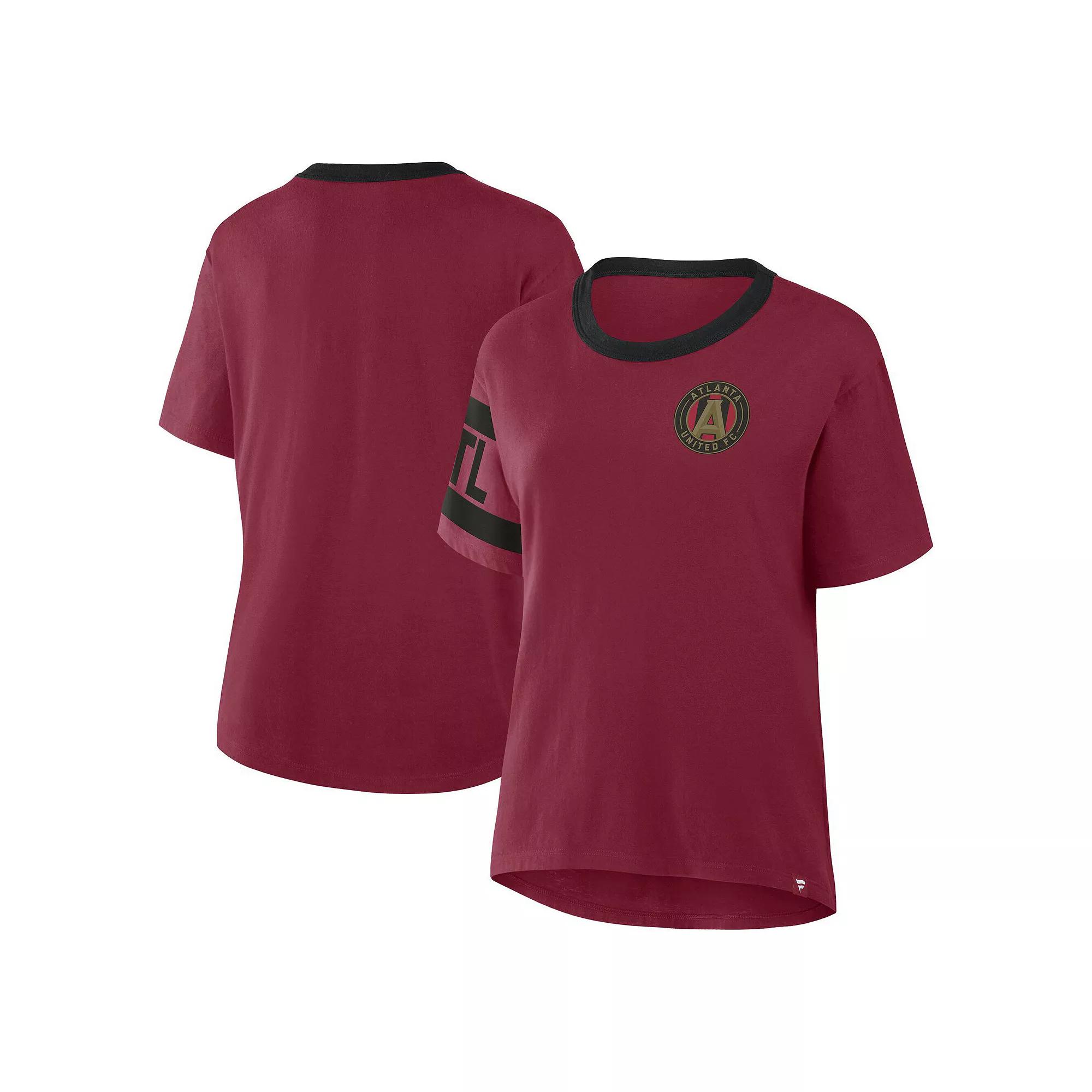 Women's Fanatics Burgundy Atlanta United FC Defender Pairing Legacy T-Shirt,  Product Image