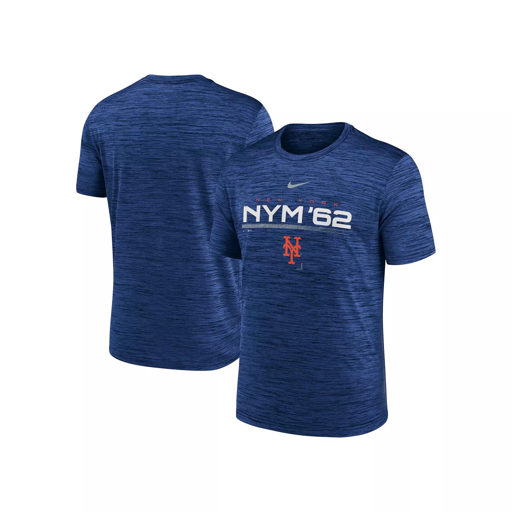 Men's Nike Navy Tampa Bay Rays Logo Velocity Performance T-Shirt,  Product Image