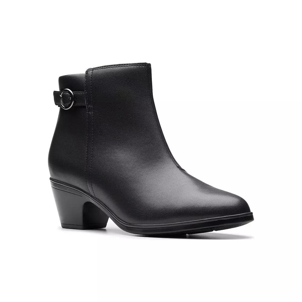 Clarks® Emily2 Belle Women's Leather Dress Ankle Boots,  Product Image