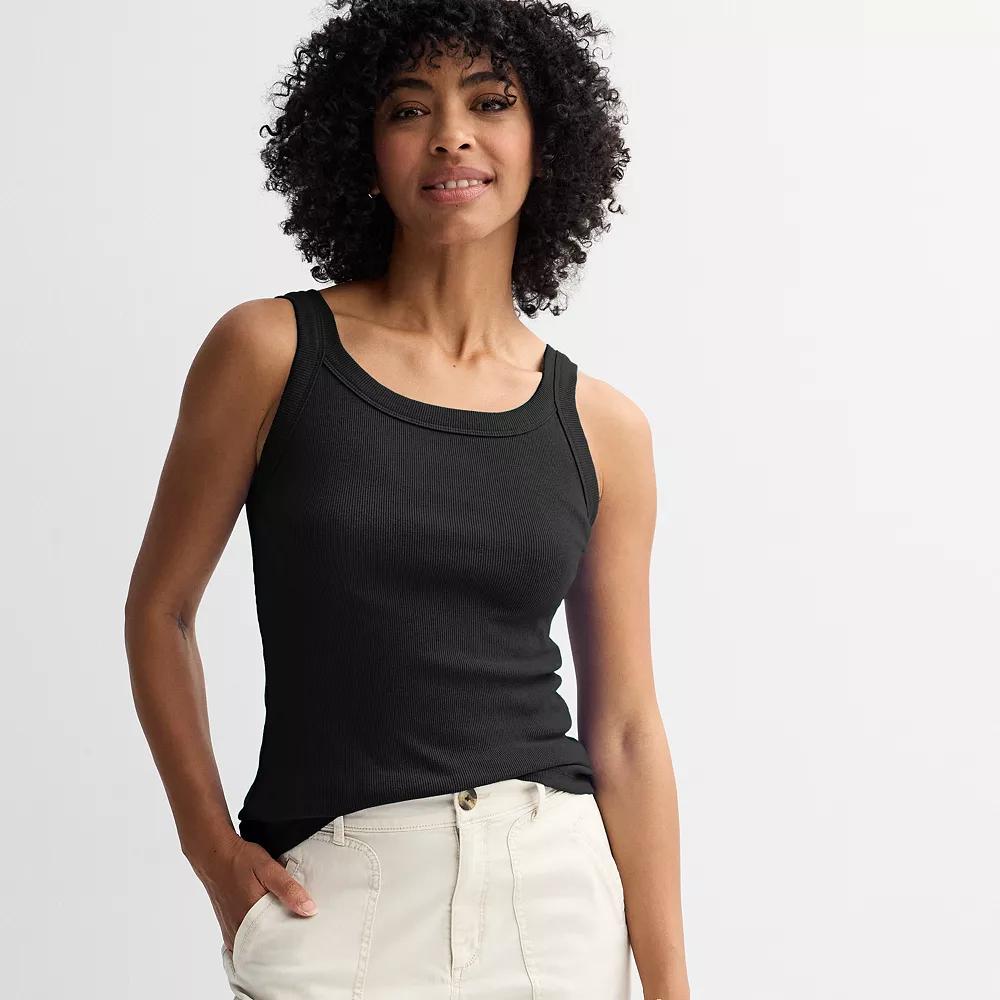 Women's Sonoma Goods For Life® Double Scoop Tank Top,  Product Image
