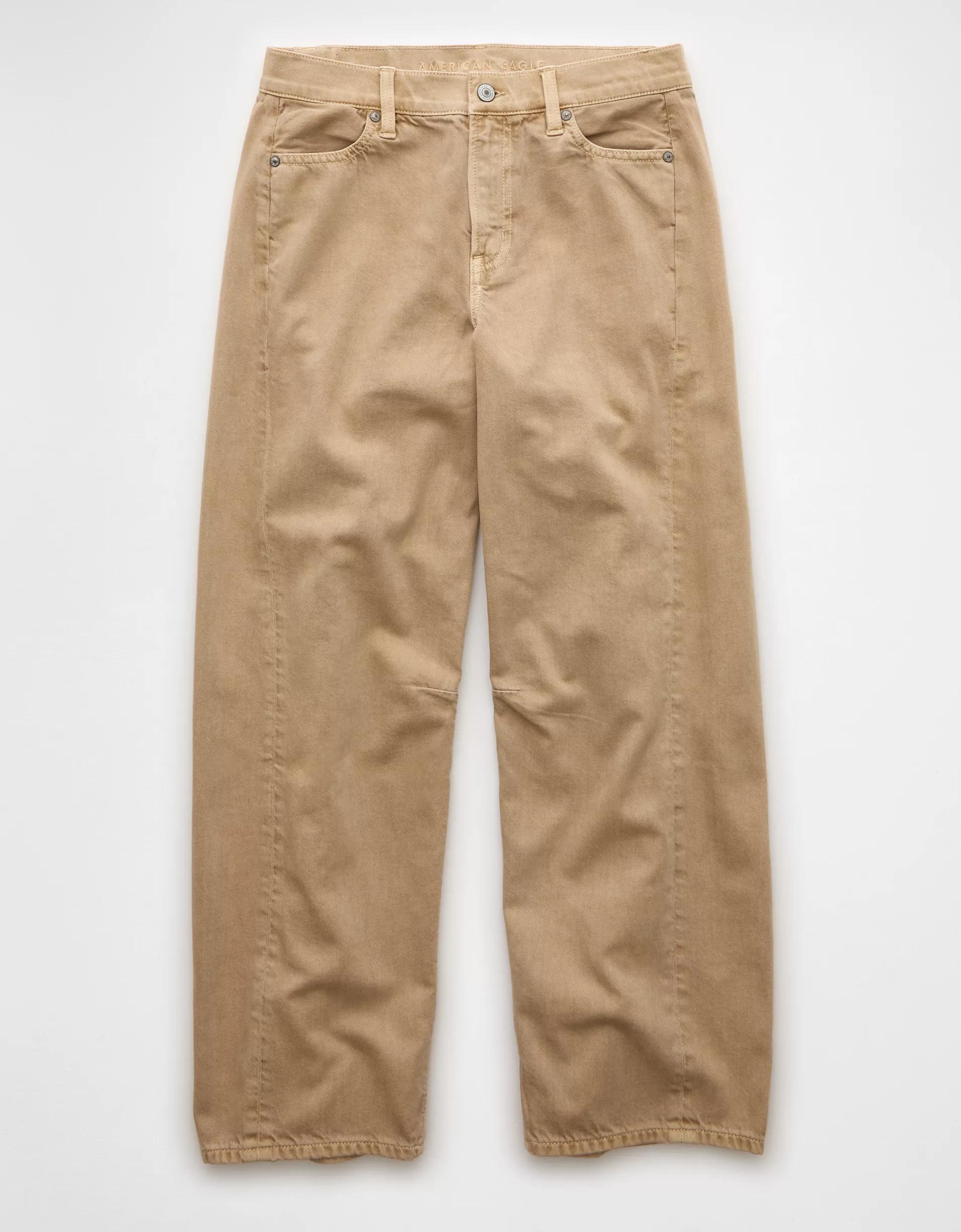 AE Dreamy Drape Strigid Barrel Jean Product Image