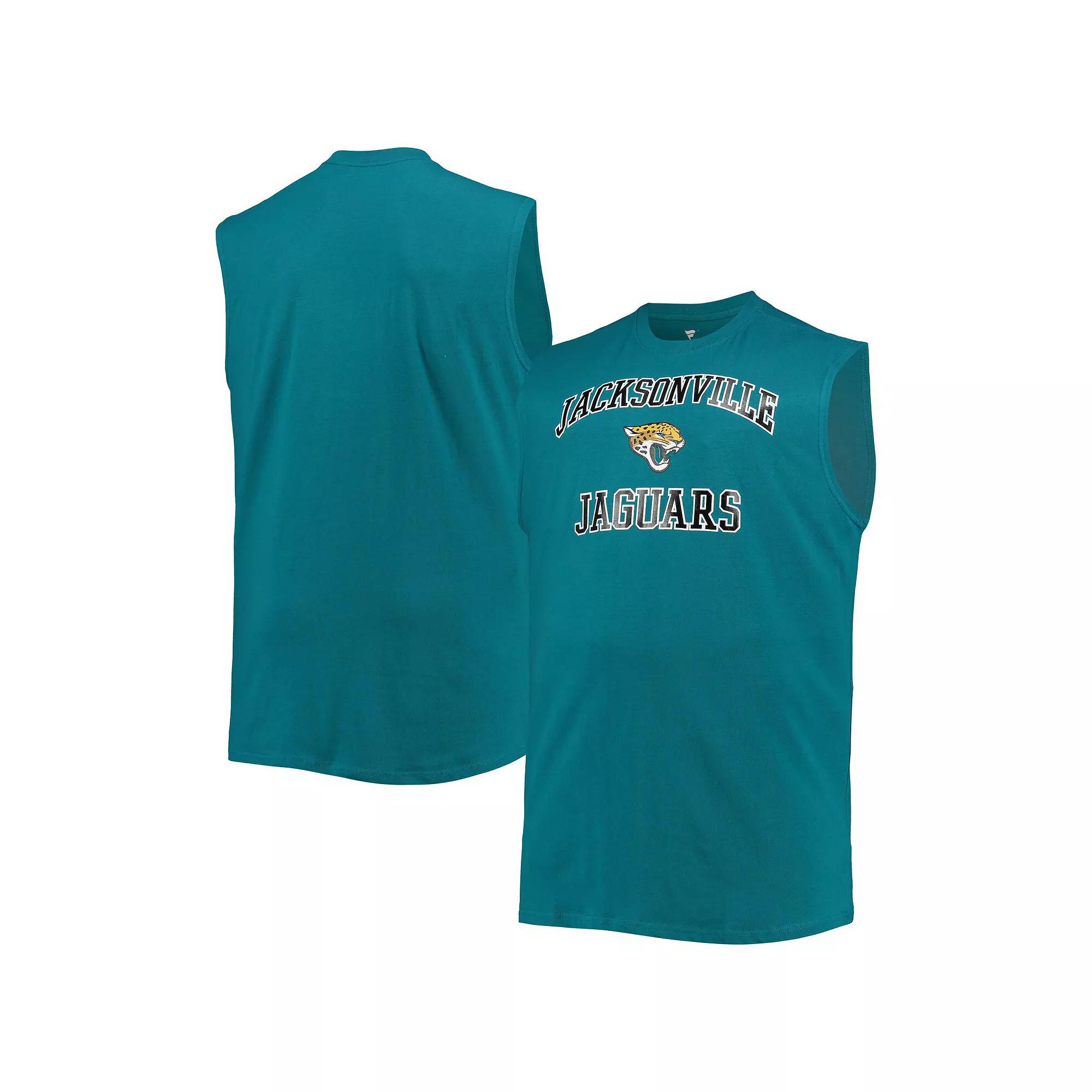 Men's Teal Jacksonville Jaguars Big & Tall Muscle Tank Top, Size: 3XLT, Blue Product Image