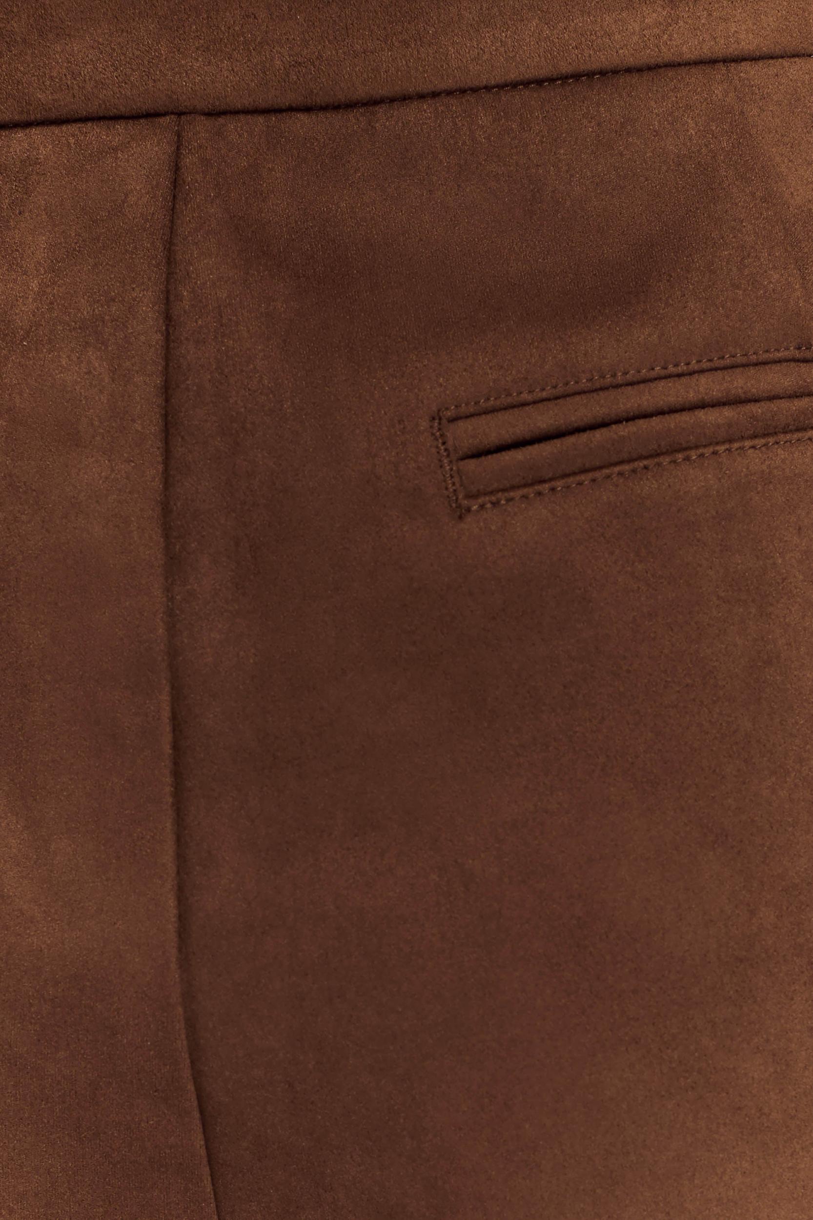 Sally Faux Suede Short - Milk Chocolate Product Image