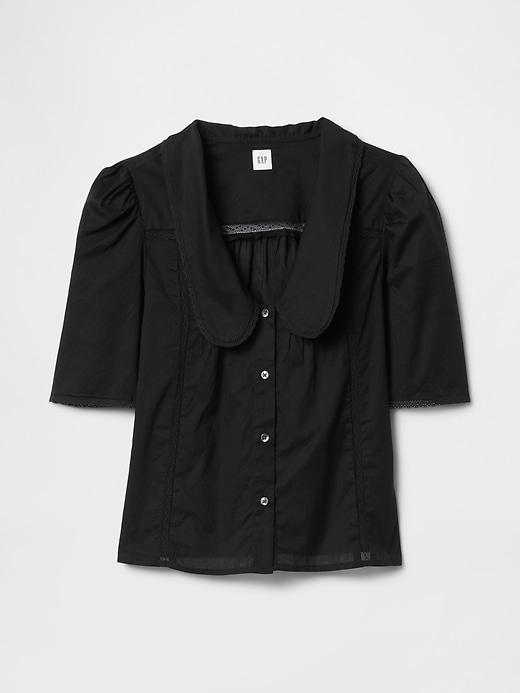 Lace Peter Pan Collar Top Product Image