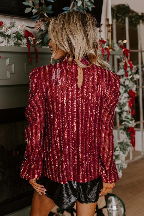 Midnight Mantra Sequin Top Product Image