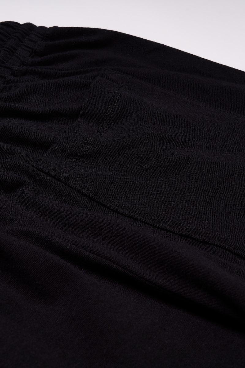 Women's Organic Straight Leg Lounge Pants in Black Product Image