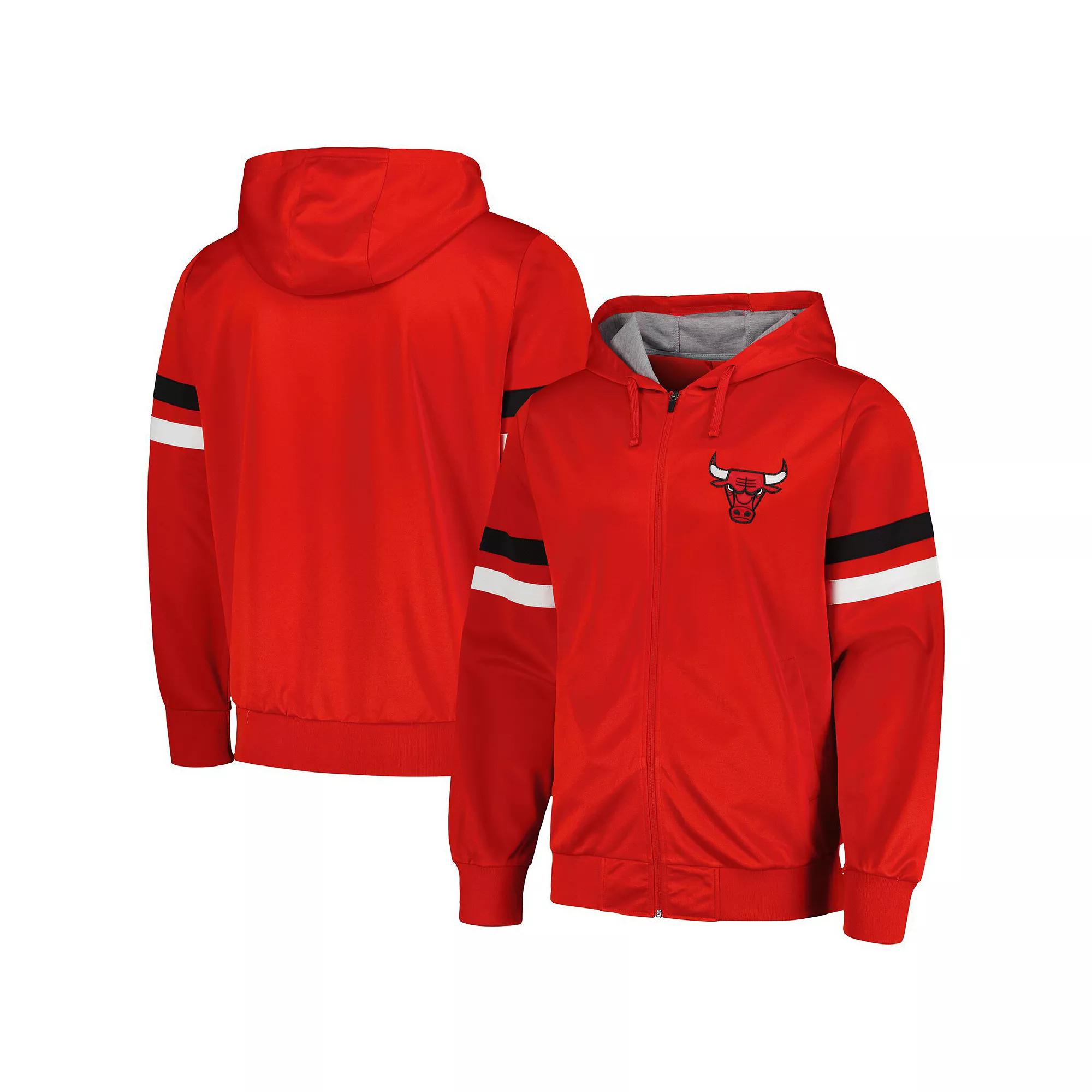 Men's G-III Sports by Carl Banks Red Chicago Bulls Contender Full-Zip Hoodie Jacket,  Product Image