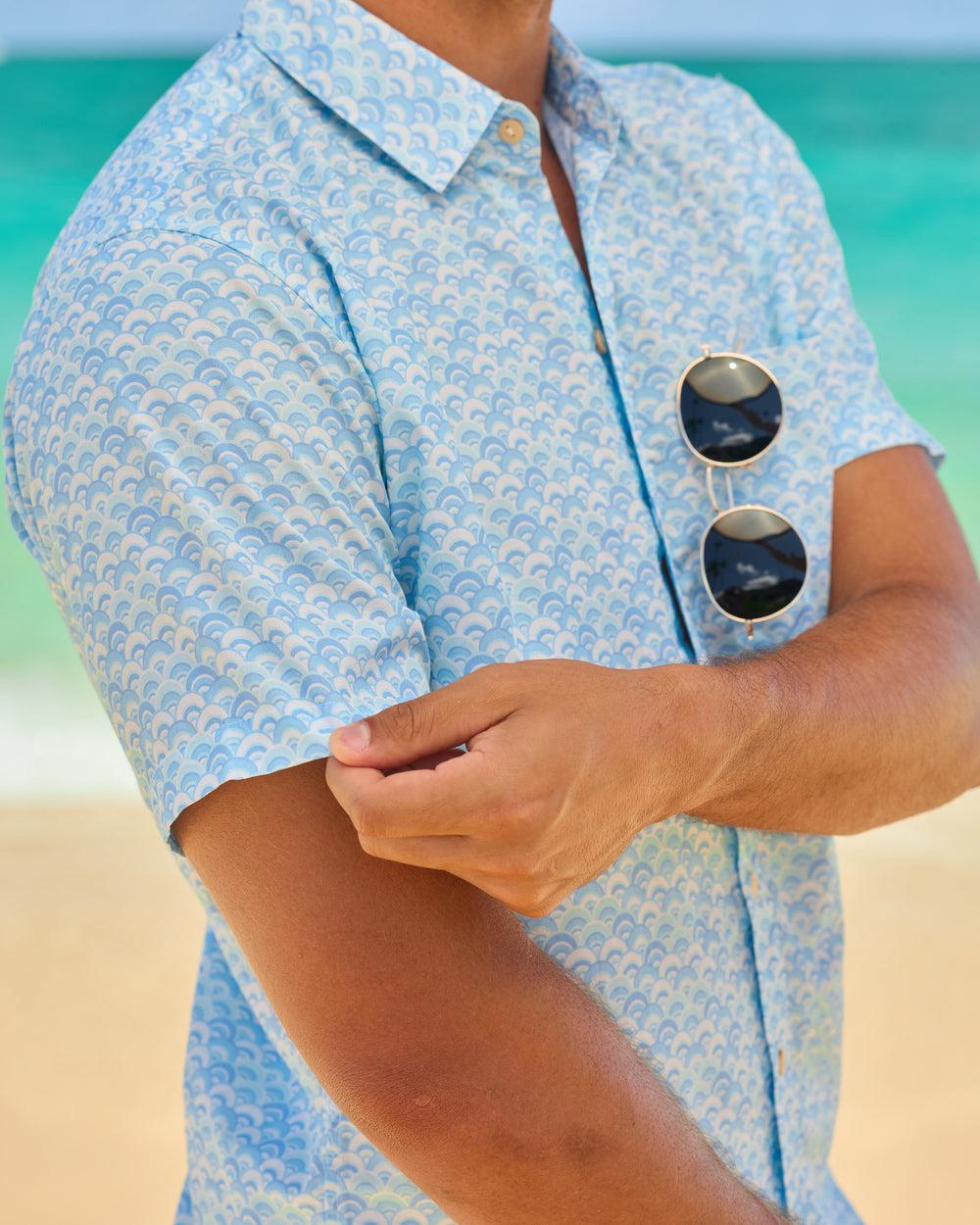 The Upscale - Short Sleeve Slim Fit Cotton Shirt Product Image