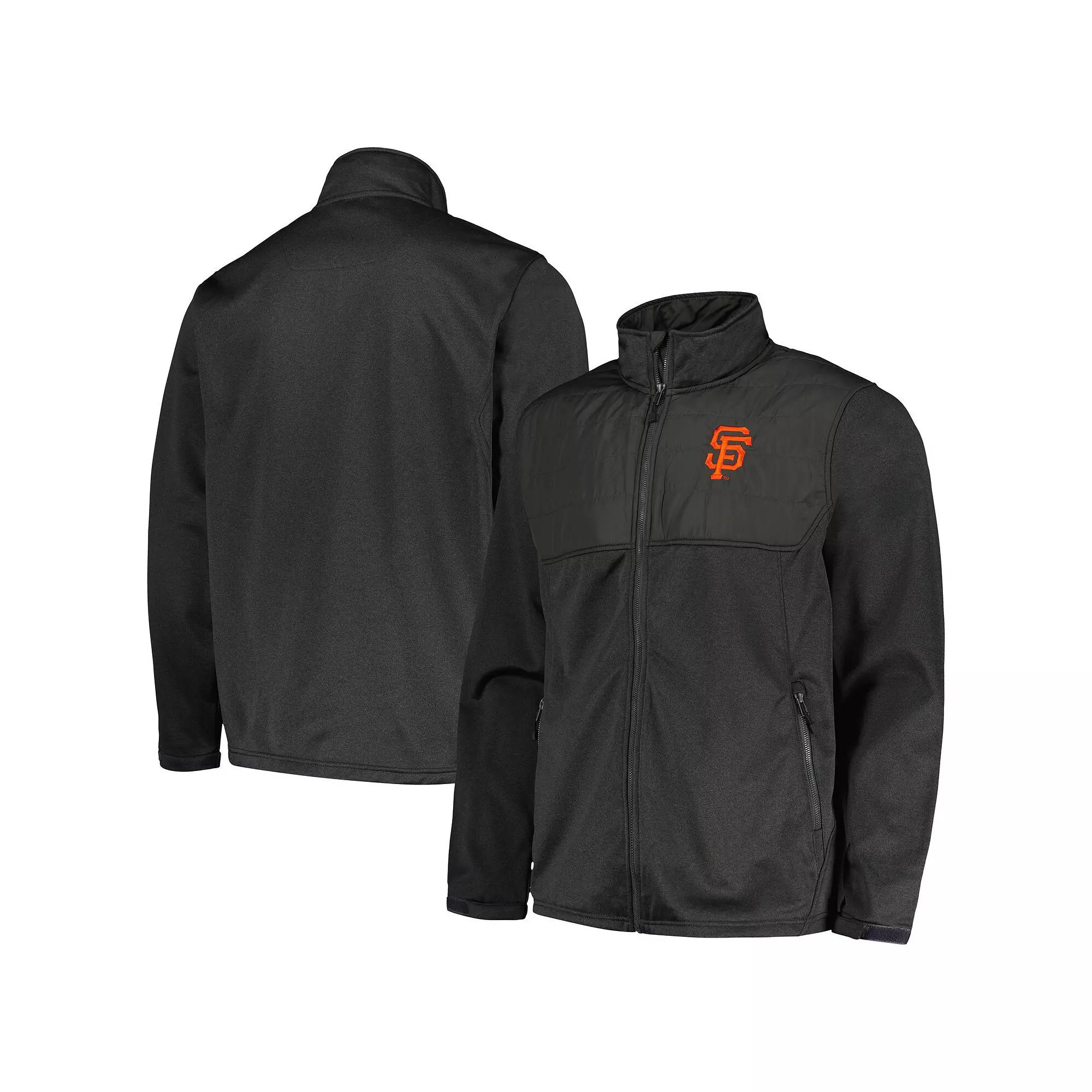 Men's Dunbrooke  Heather Black San Francisco Giants Explorer Full-Zip Jacket, Size: 3XL, Charco Product Image