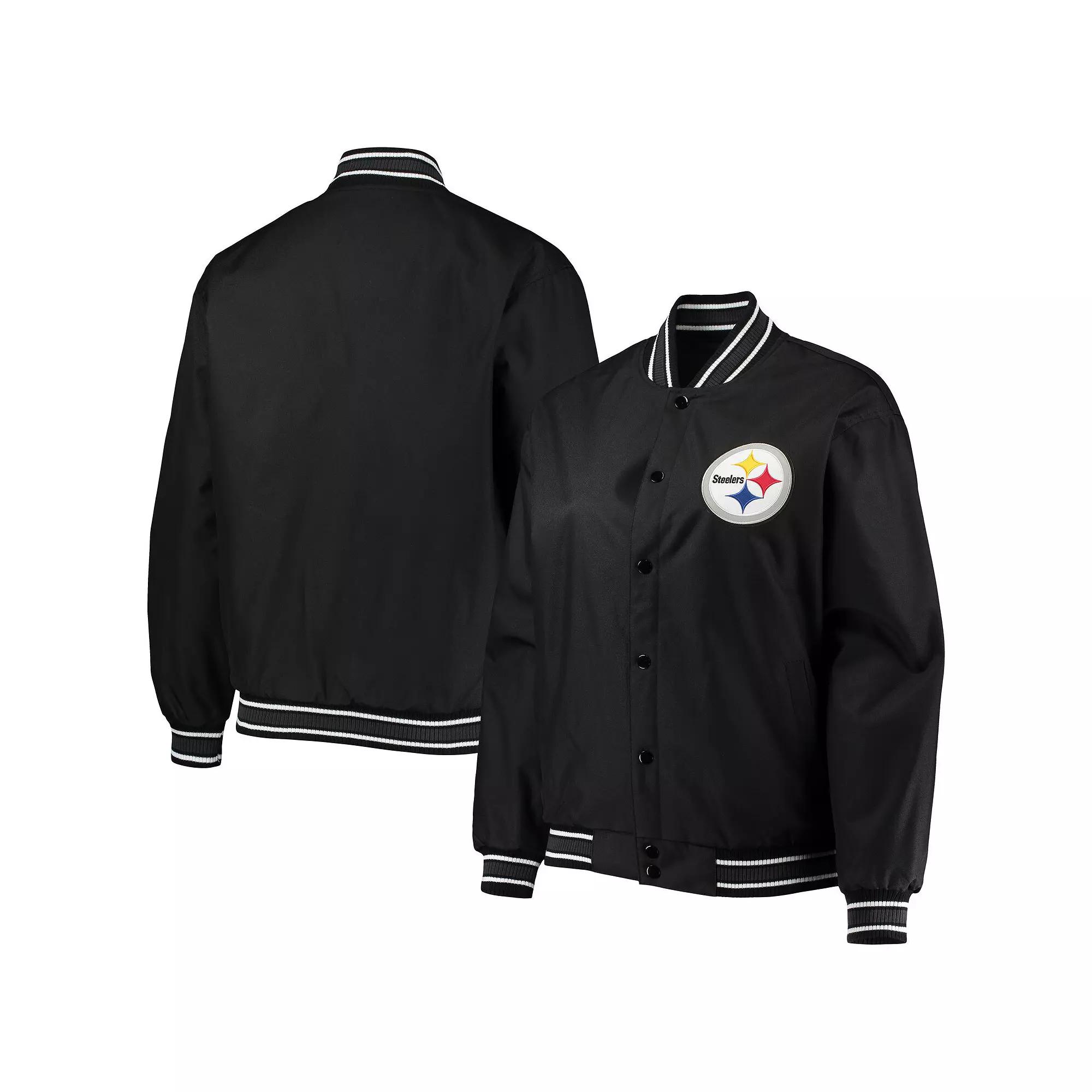 Women's JH Design Black Pittsburgh Steelers Plus  Product Image