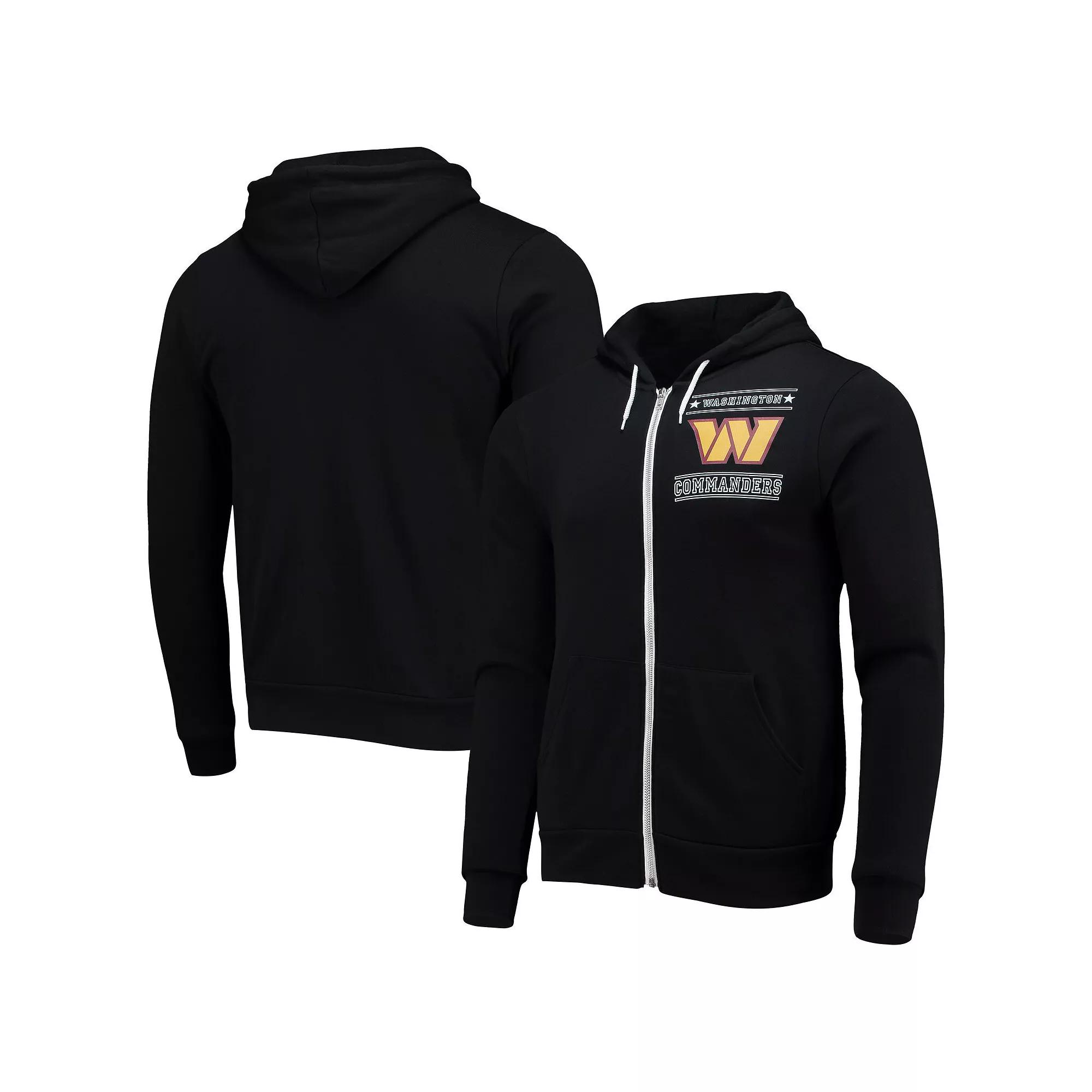 Men's NFL x Darius Rucker Collection by Fanatics Black Washington Commanders Sponge Fleece Full-Zip Hoodie,  Product Image