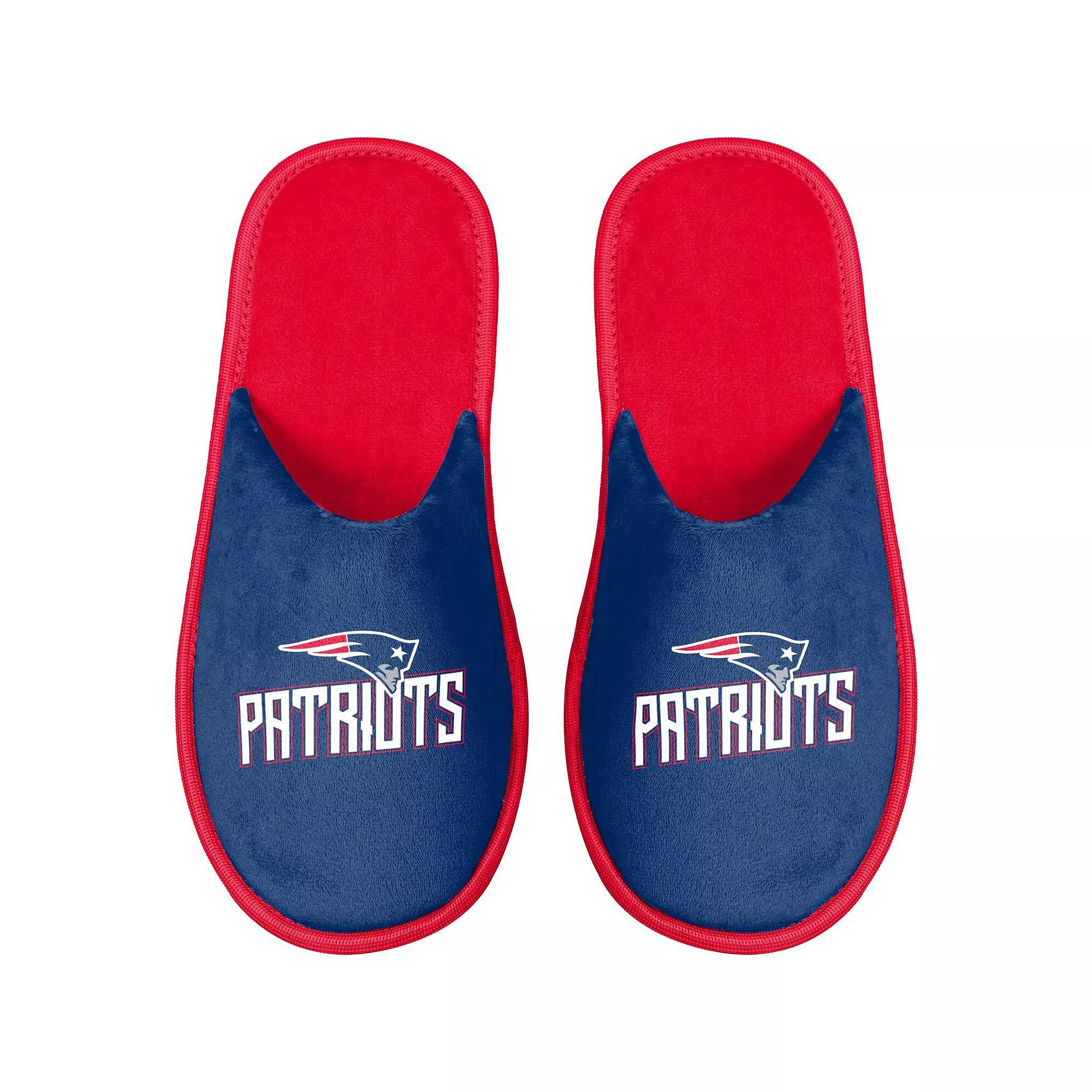 Men's FOCO New England Patriots Scuff Slide Slippers,  Product Image