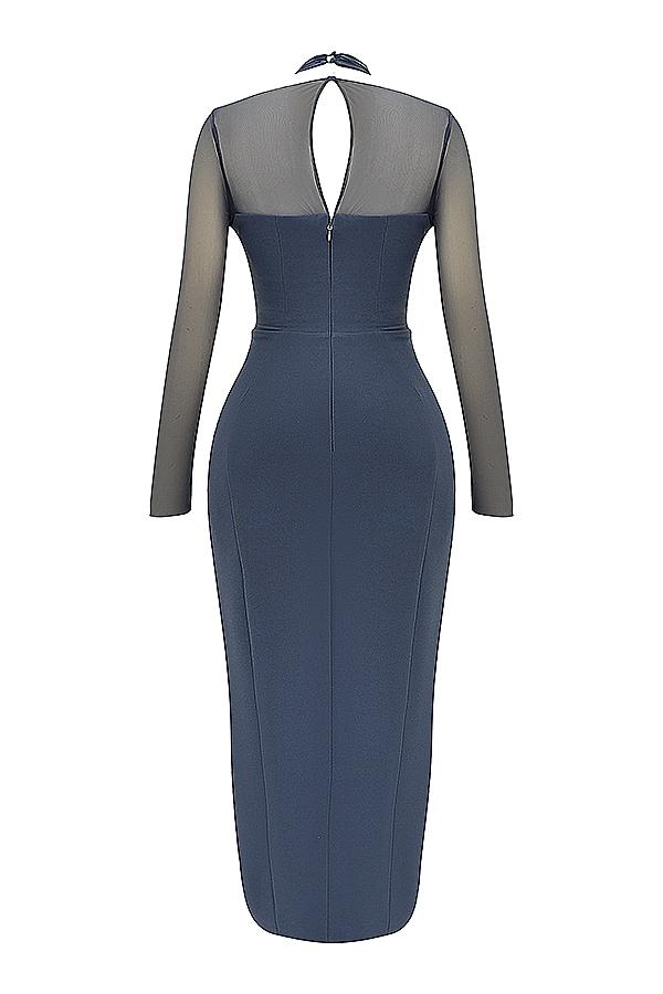 Katarina  smoke maxi dress - sale Product Image