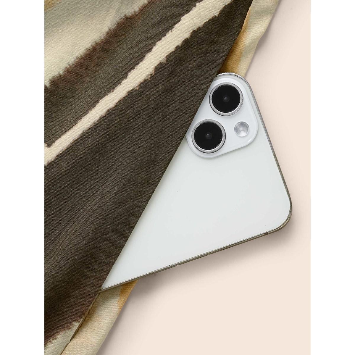 Plus Size Shirt Collar Striped Pocket Belted Dress Multicolor Women Elegant Belted Shirt collar Long Sleeve Curvy BloomChic 12/L Product Image