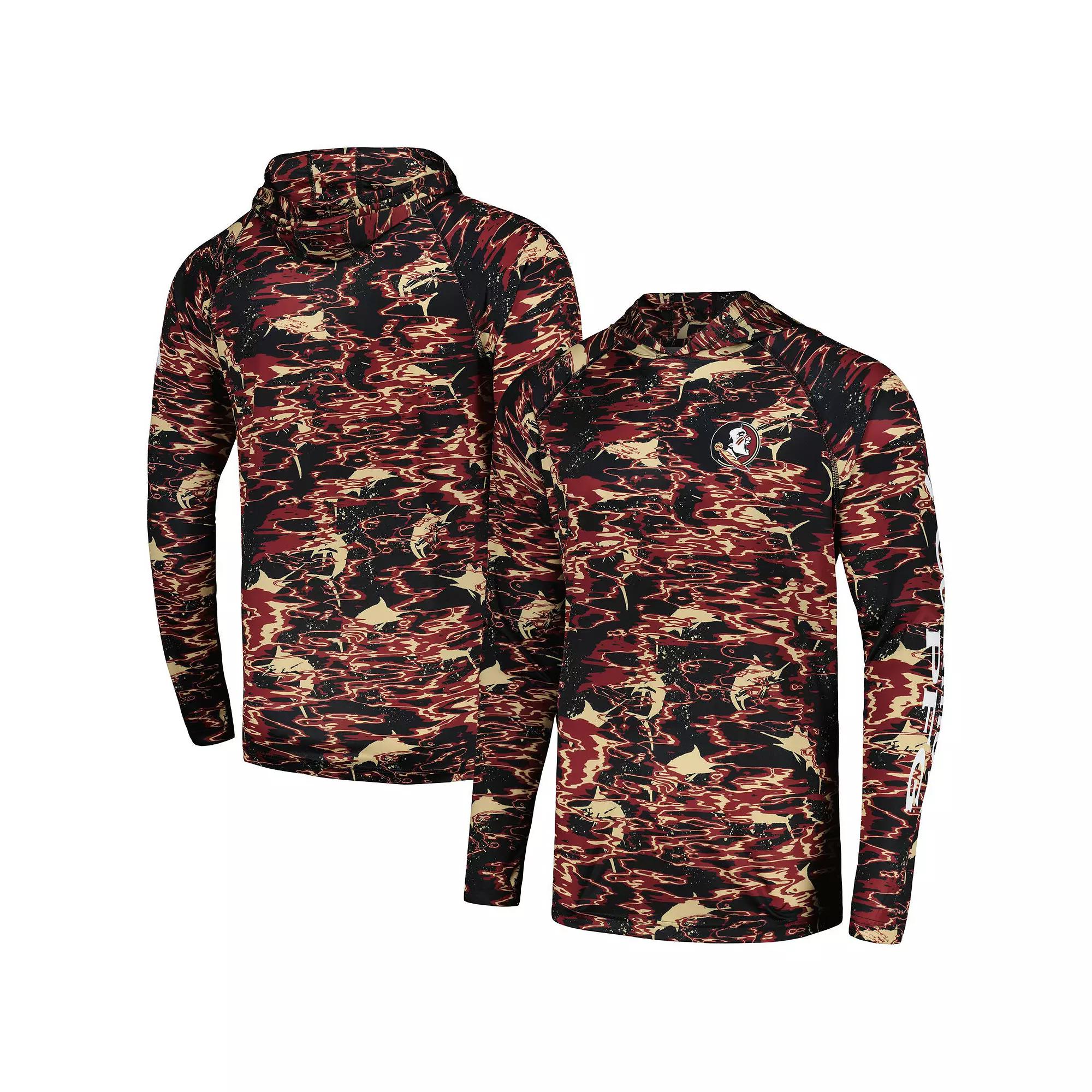 Columbia Mens Collegiate PFG Super Terminal Tackle Hoodie - Florida State- Product Image