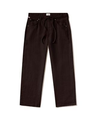 Brynn Drawstring Linen Trousers  Product Image