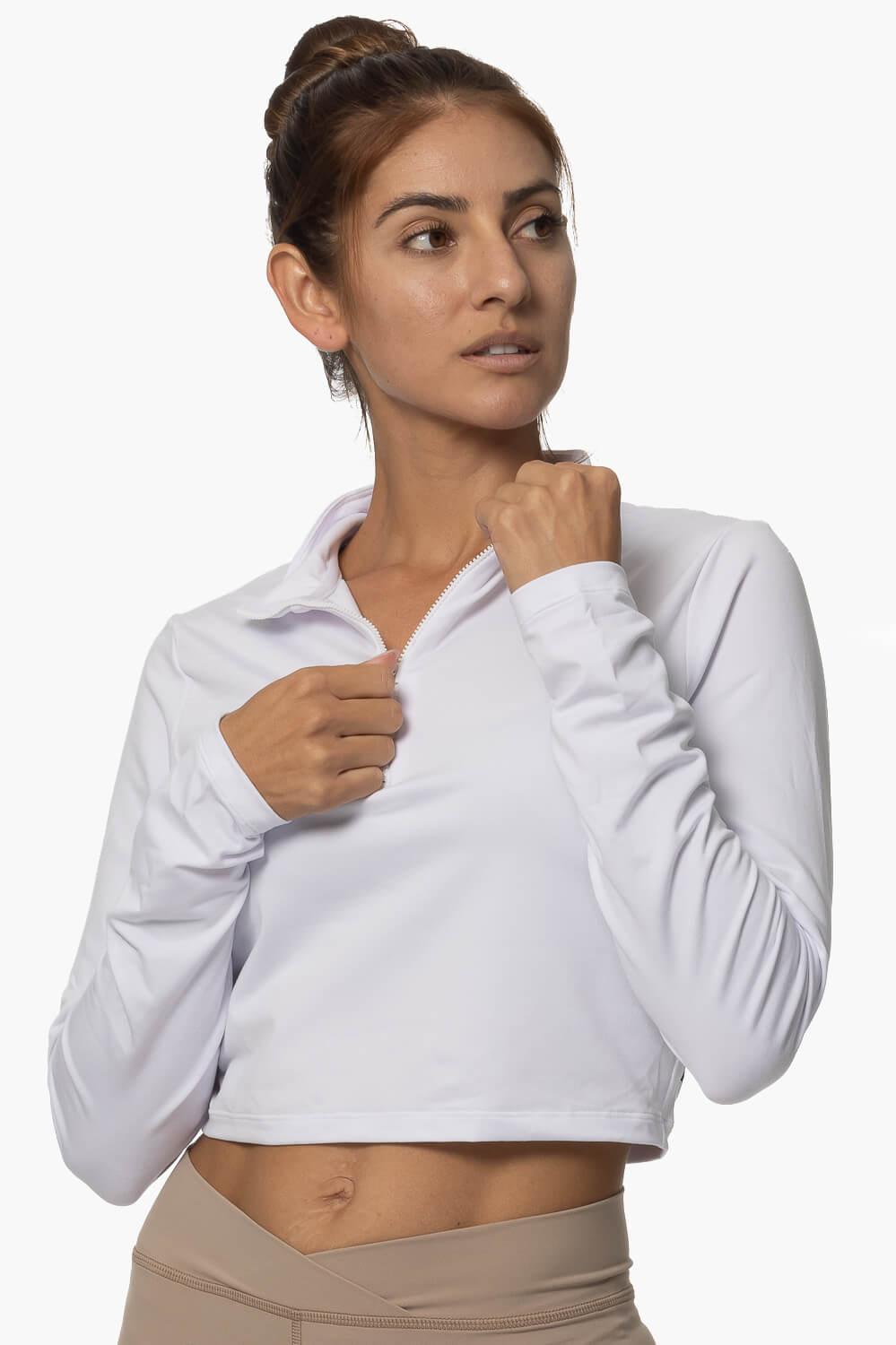 Snapper Cropped 1/4 Zip Up Pullover - Seasalt Female Product Image