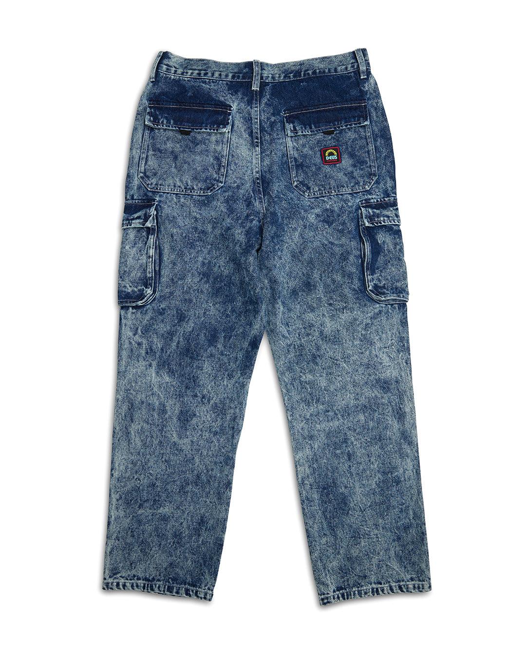 Burly Cargo Pant - Mid Indigo Product Image