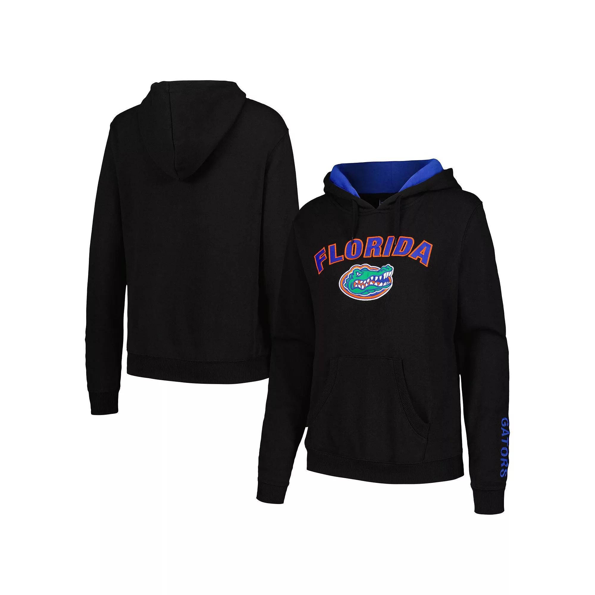 Women's Colosseum Black Florida Gators Arch & Logo Pullover Hoodie,  Product Image