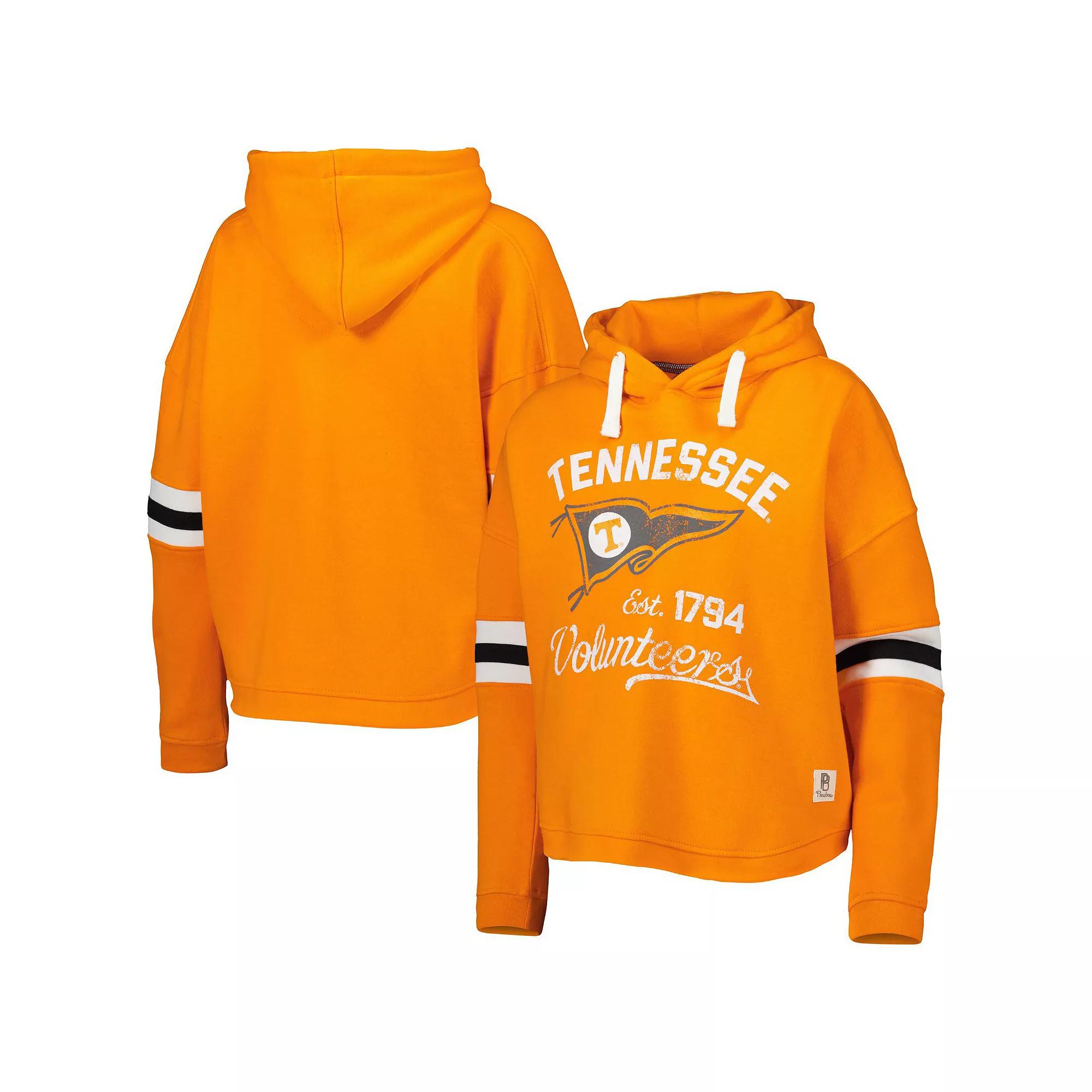 Women's Pressbox Tennessee Orange Tennessee Volunteers Super Pennant Pullover Hoodie, Size: Small Product Image