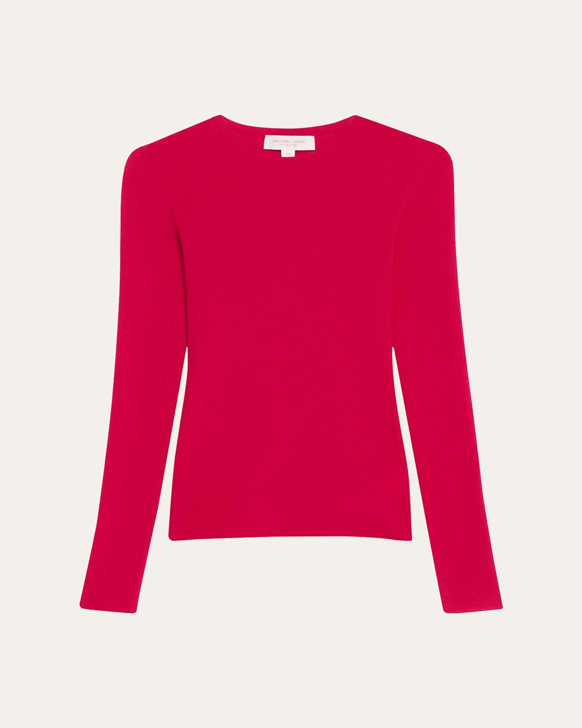 Womens Hutton Ribbed Cashmere Sweater Product Image