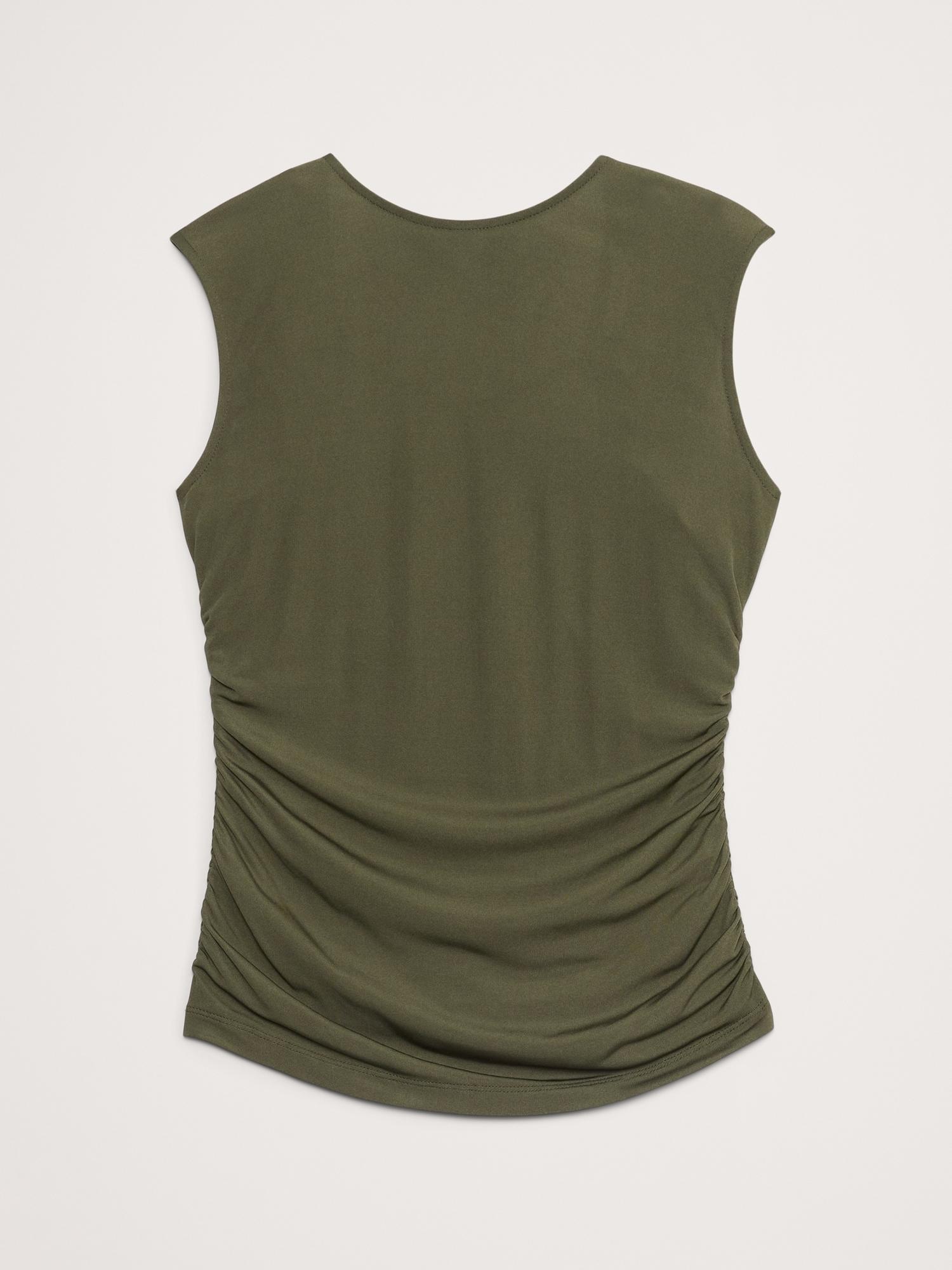 Crepe Knit Open-Back Top Product Image