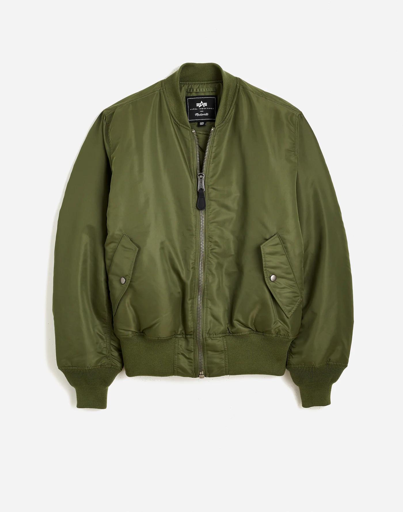 Madewell x Alpha Industries MA-1 Flight Jacket Product Image