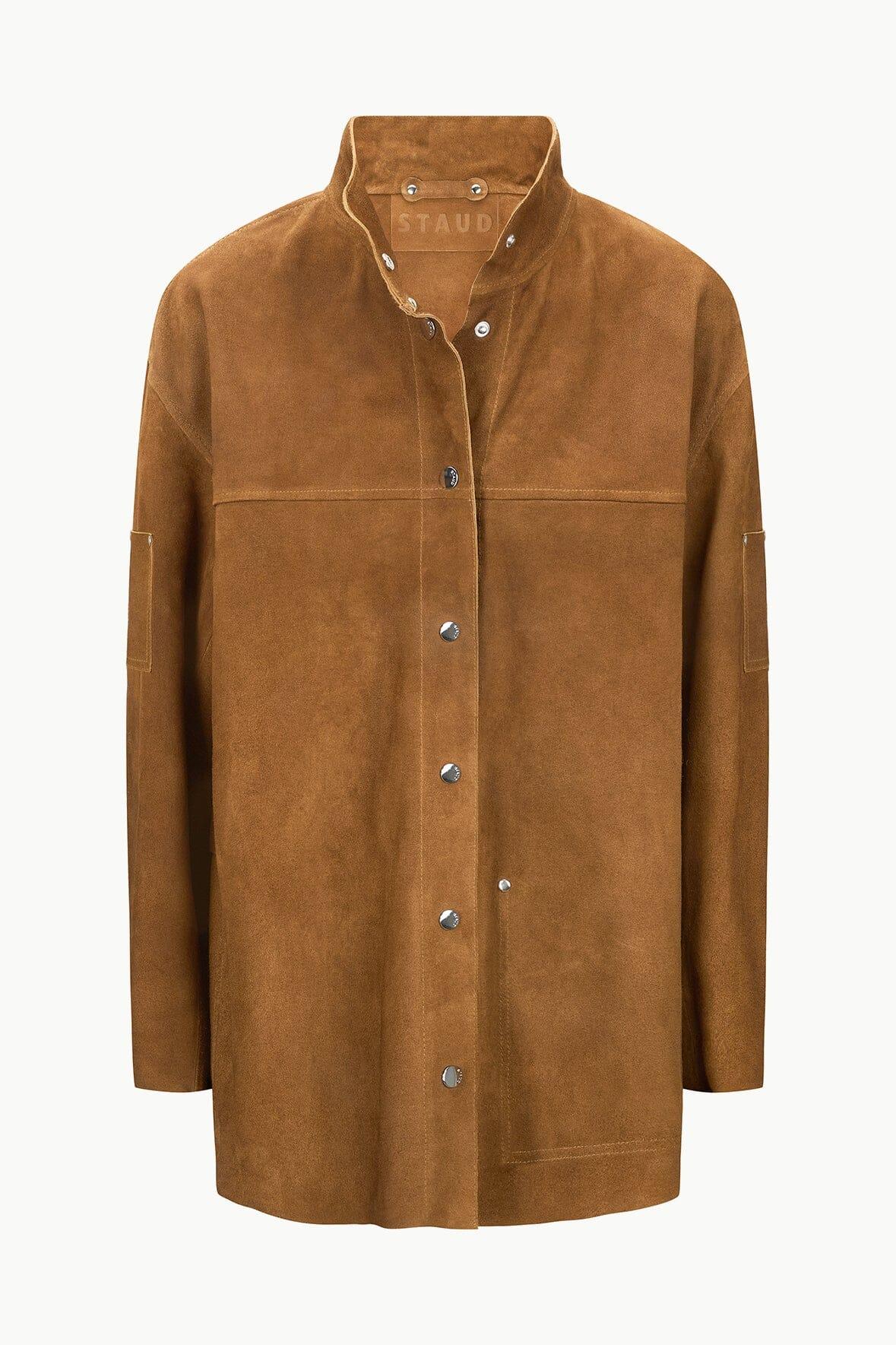 FOUNDATION JACKET | TAN SUEDE Product Image