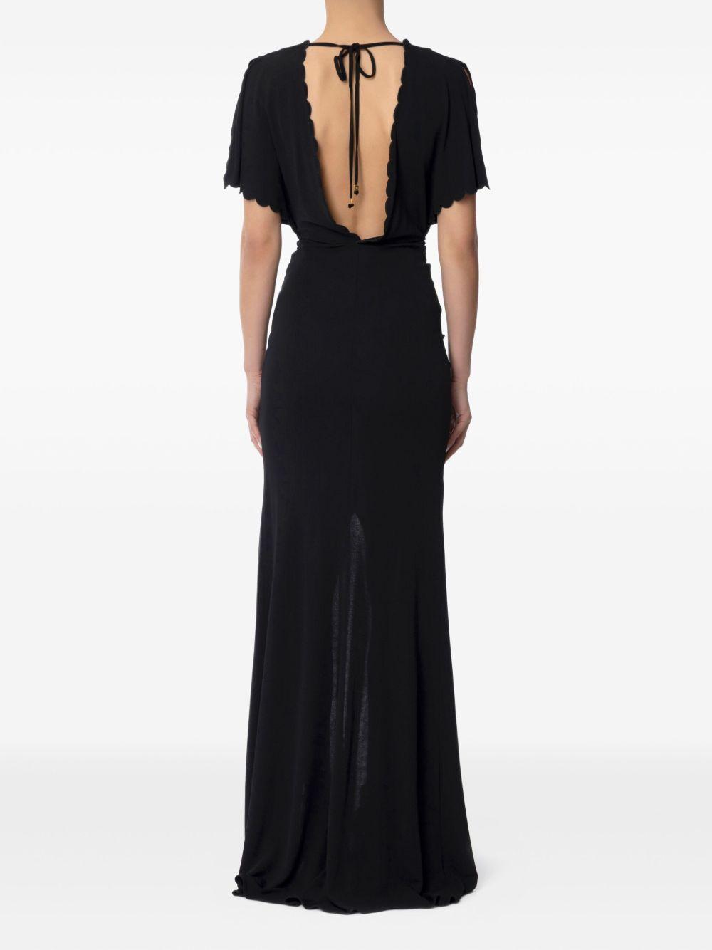 scallop-trimmed maxi dress Product Image