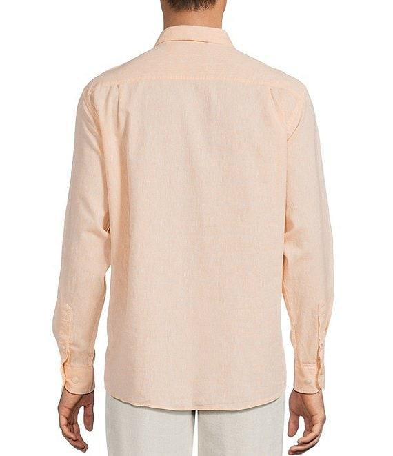 Caribbean Solid Long Sleeve Woven Shirt Product Image