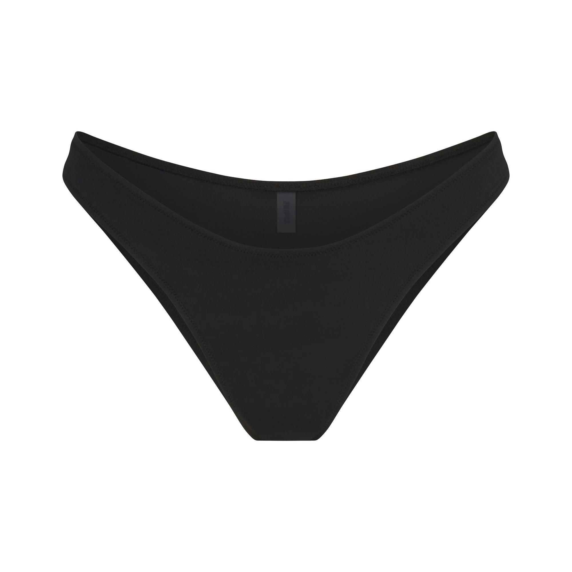 SIGNATURE SWIM TANGA BIKINI BOTTOM | ONYX Product Image