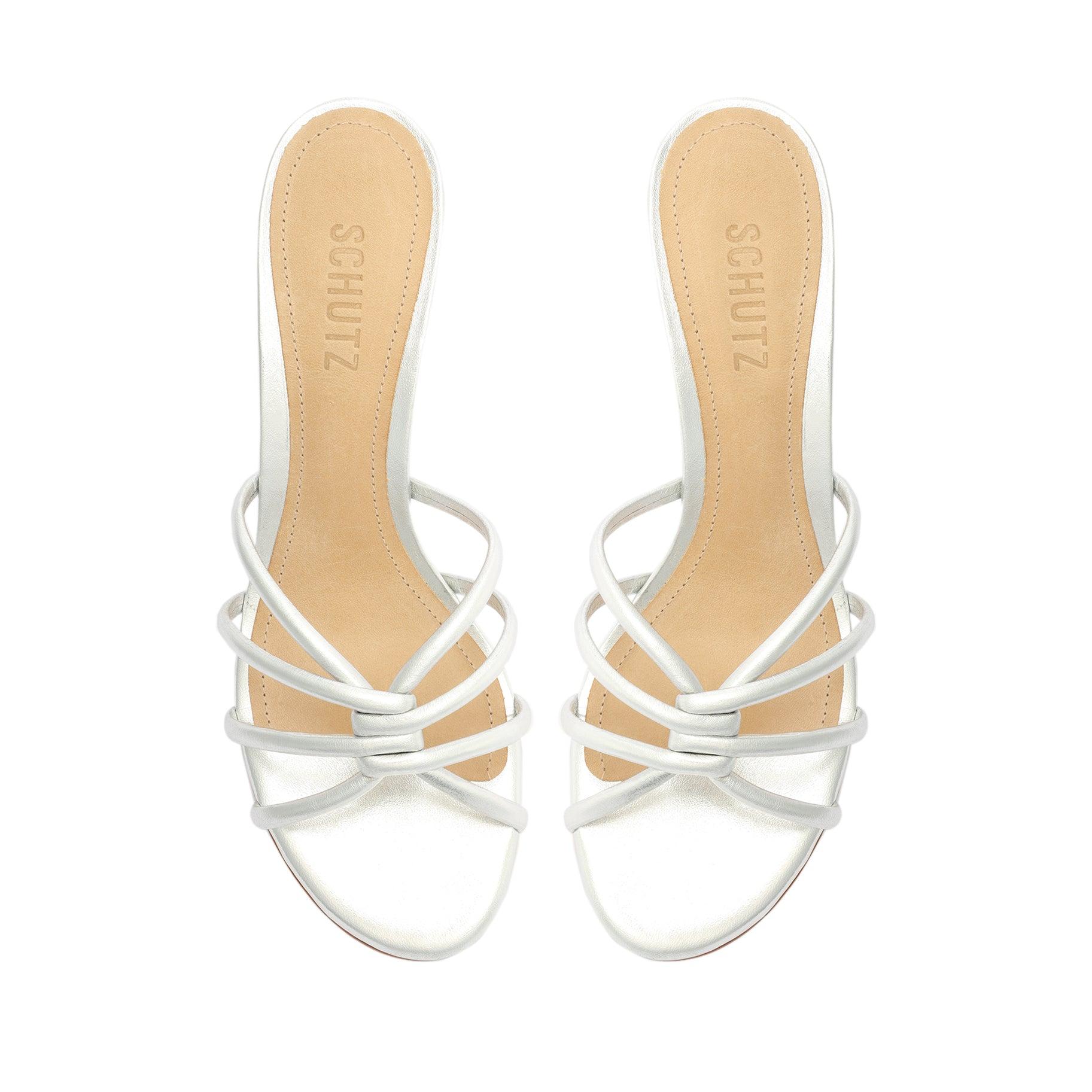 Rachel Casual Metallic Leather Sandal Female Product Image