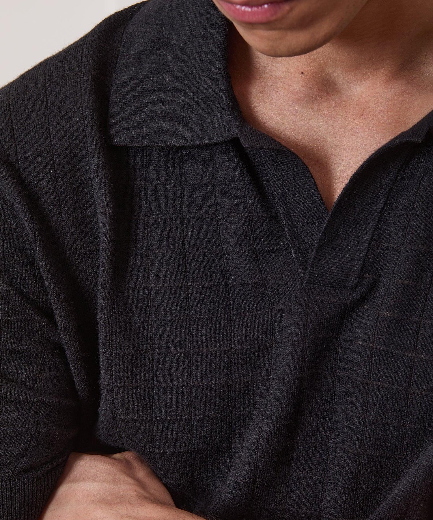 Linen Montauk Sweater Polo Product Image