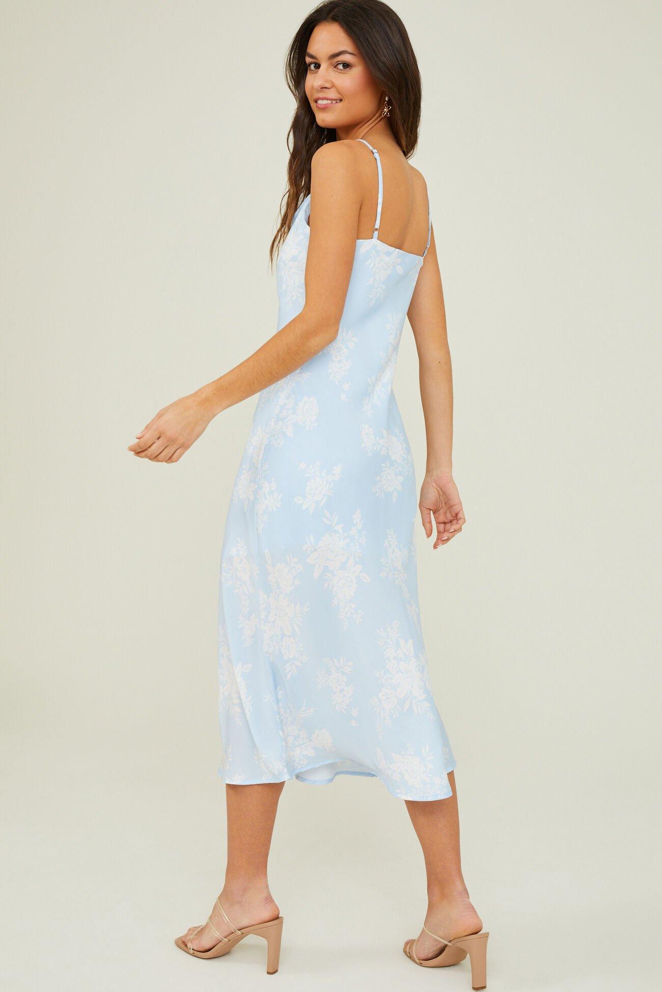 Blythe Satin Slip Dress Product Image