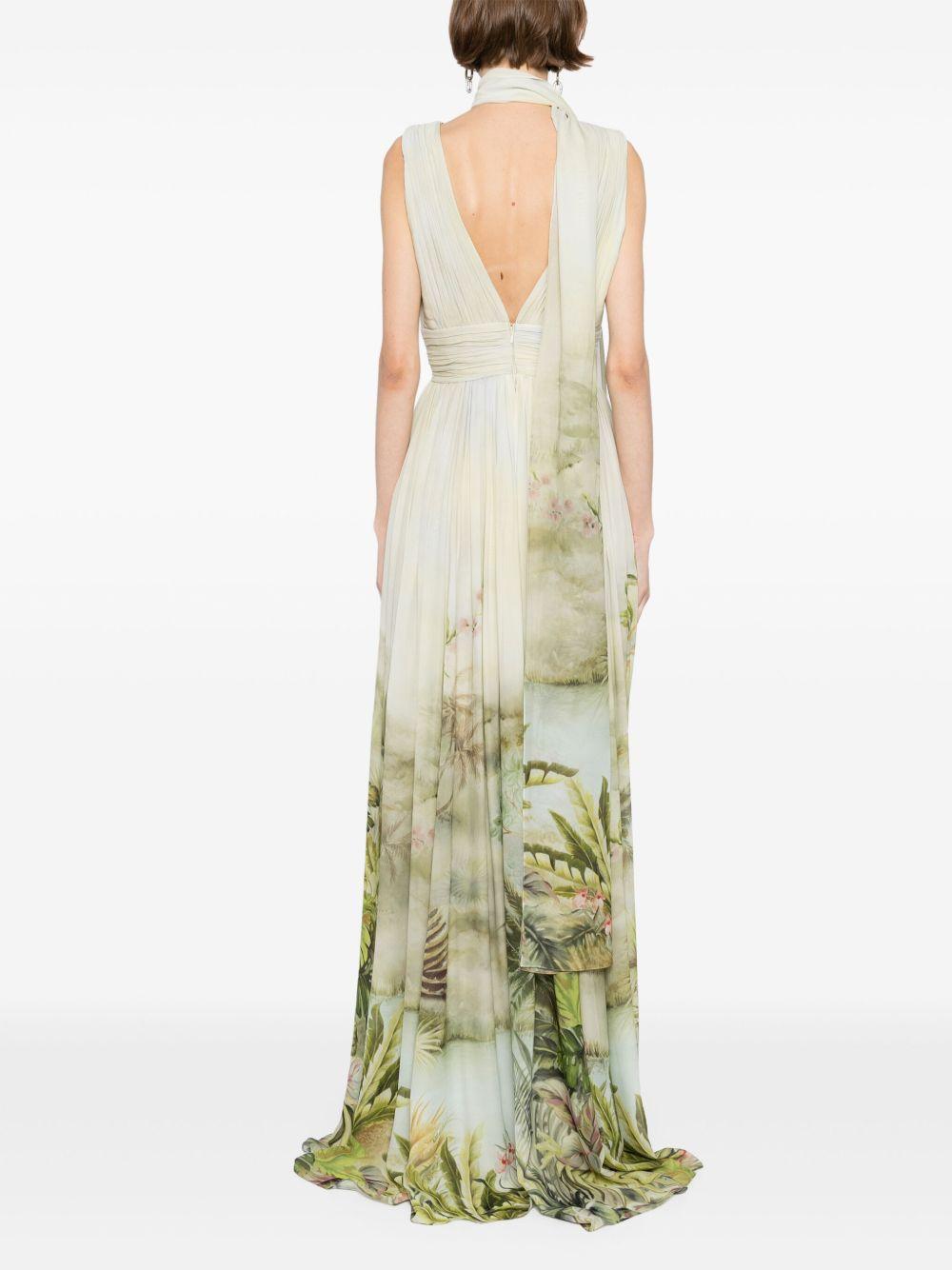 printed chiffon dress Product Image