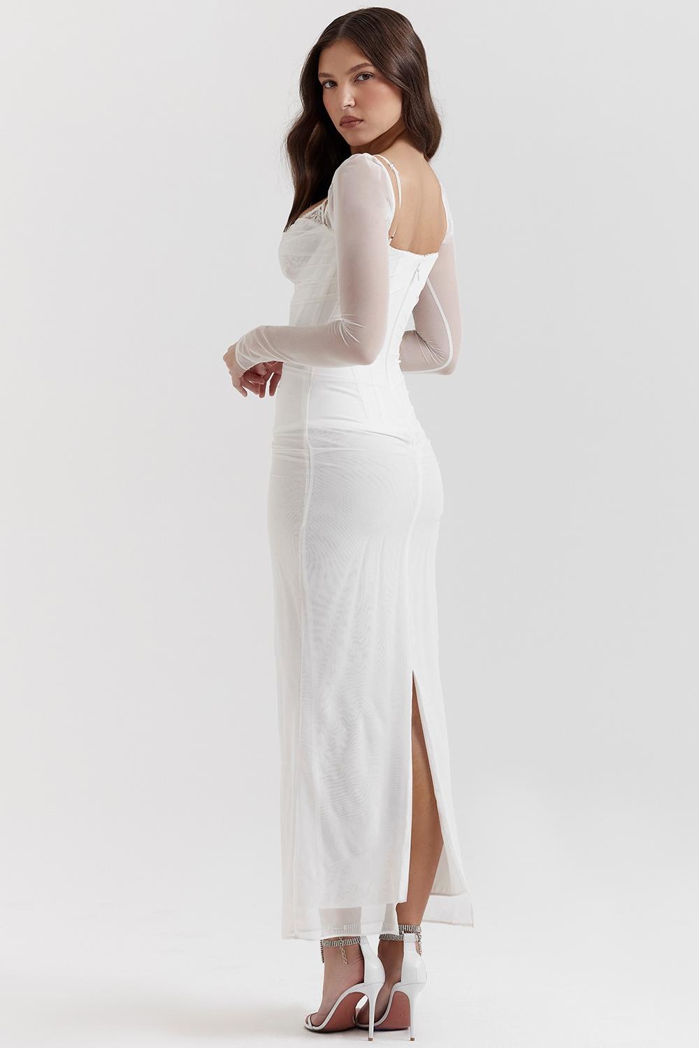 Katarina  white maxi dress Product Image