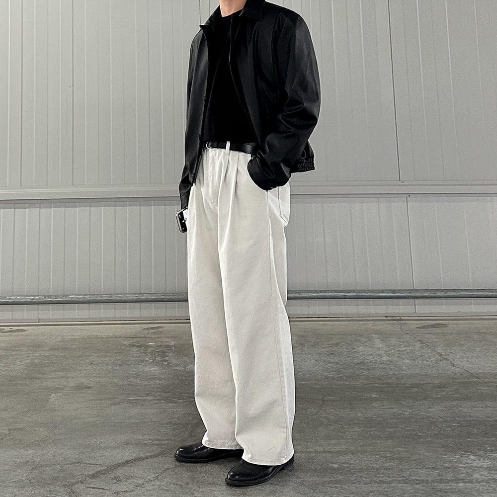 RT No. 9371 OFF WHITE STRAIGHT PANTS Product Image