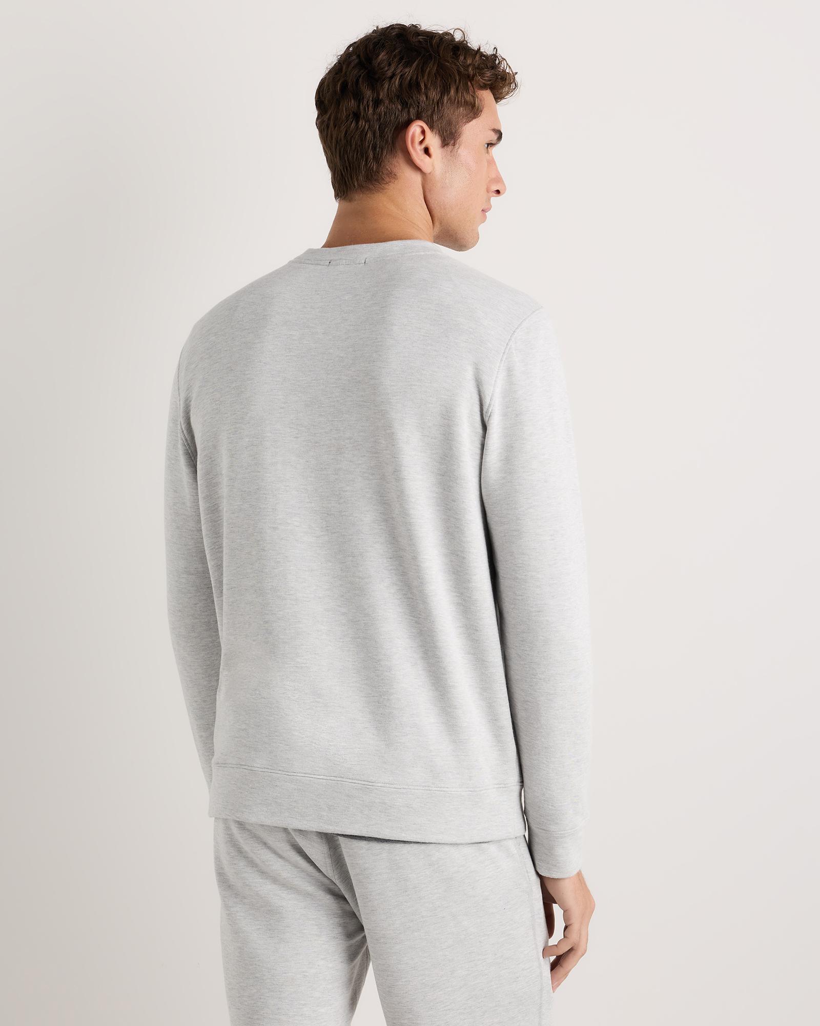 Quince | Men's Supersoft Fleece Crew Neck Alpaca Sweater Size XL, Lenzing Modal Product Image